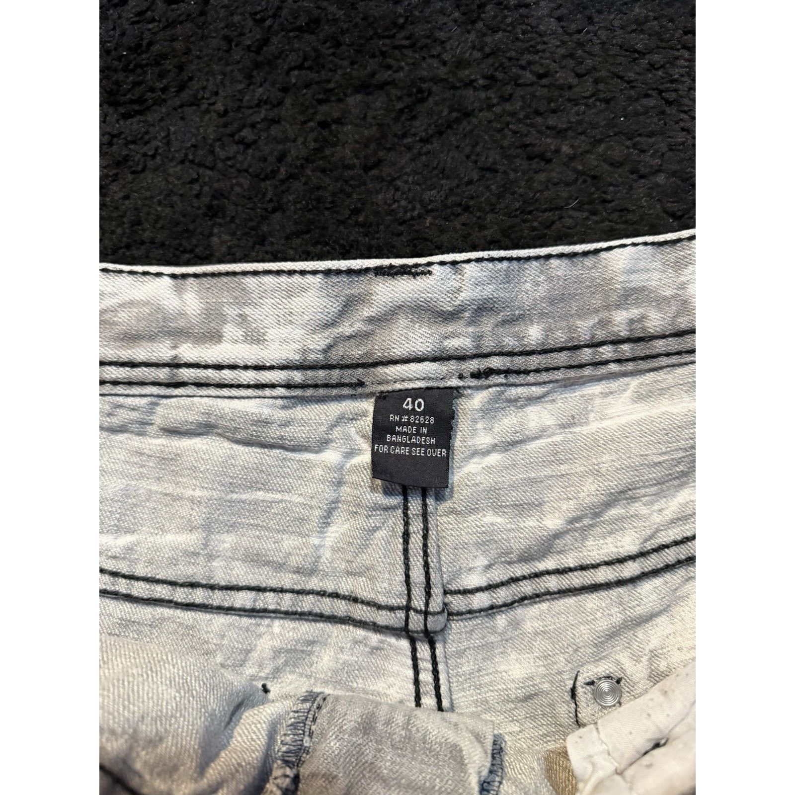 Southpole Southpole Acid Wash Jean Shorts Men 40 Y2K Baggy Distressed Size US 40 / EU 56 - 10 Thumbnail
