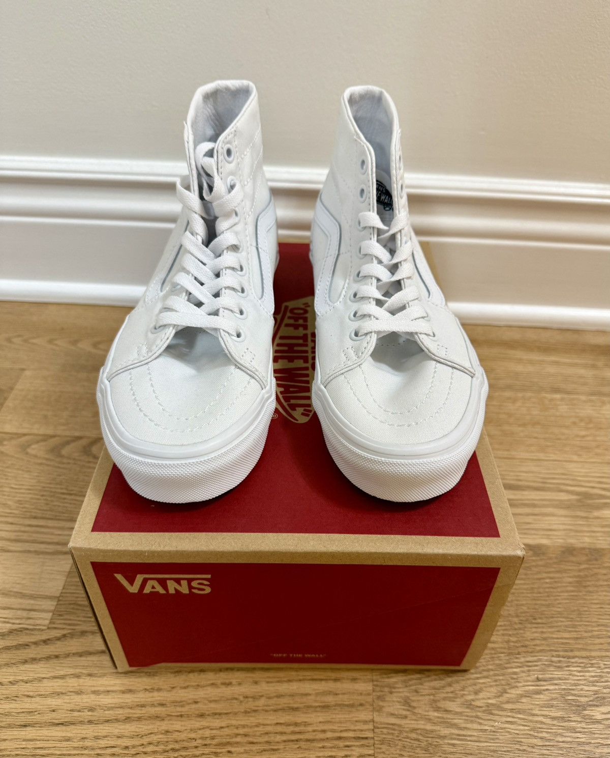 Vans Vans Sk8-Hi Tapered Canvas True White Size US 6 / IT 36 - 4 Thumbnail