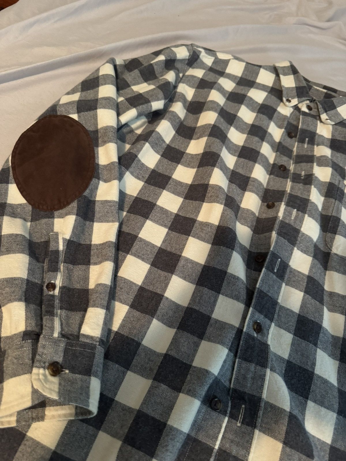 J.Crew J Crew men’s flannel patched elbows Size US L / EU 52-54 / 3 - 2 Thumbnail