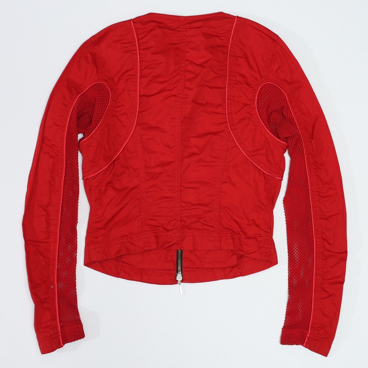 plein sud Plein Sud Jeans Vintage Red Sport Jacket Fishnet Size S / US 4 / IT 40 - 4 Thumbnail