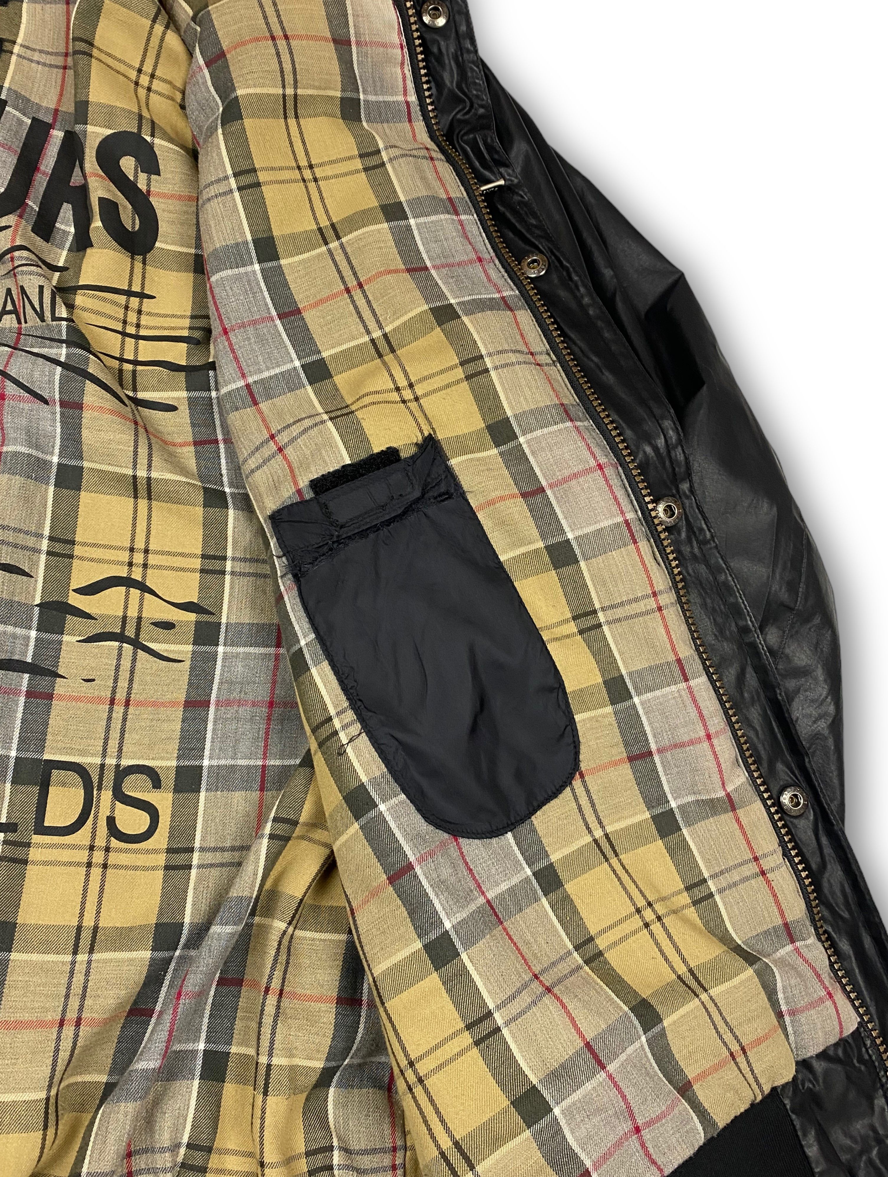 Barbour Vintage BARBOUR Super Rare Black Shining Biker Jacket M543 Size US XXL / EU 58 / 5 - 13 Thumbnail