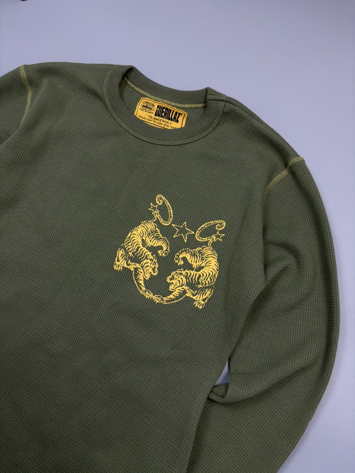 Corteiz Corteiz Tiger Contrast Waffle Longsleeve Size US M / EU 48-50 / 2 - 3 Thumbnail