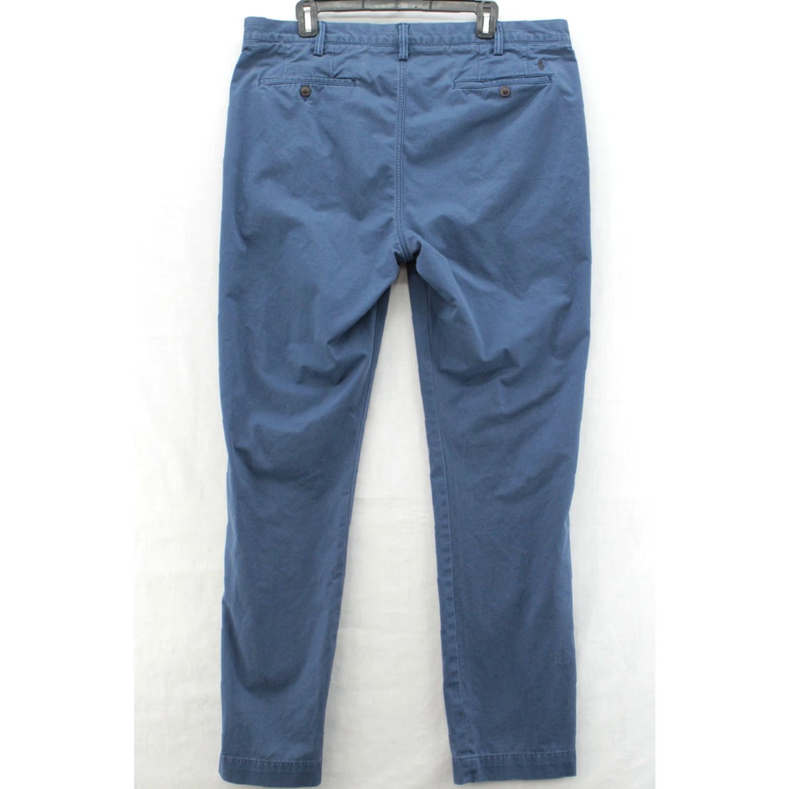 Polo Ralph Lauren Polo Ralph Lauren Pants Mens 38 X 34 Blue Stretch Straight Fit Chino Trouser Size US M / EU 48-50 / 2 - 5 Thumbnail