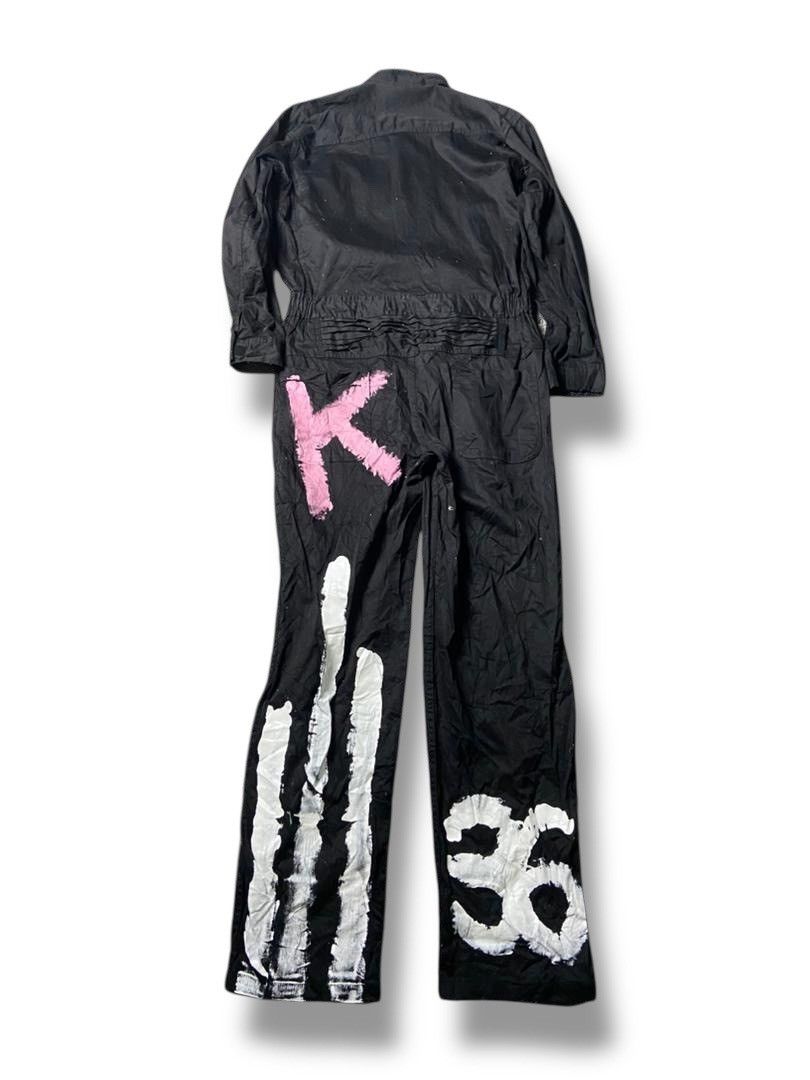 Japanese Brand Japanese Brand Alphabet Printed Workwear Coveralls (152) Size US 33 - 2 Thumbnail