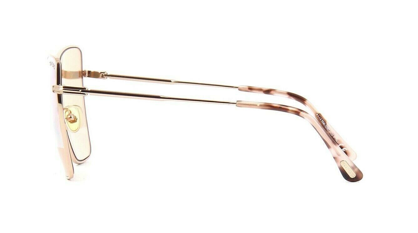Tom Ford Tom Ford FT0738 28Z Rose Gold 61mm Square Sunglasses Size ONE SIZE - 3 Thumbnail