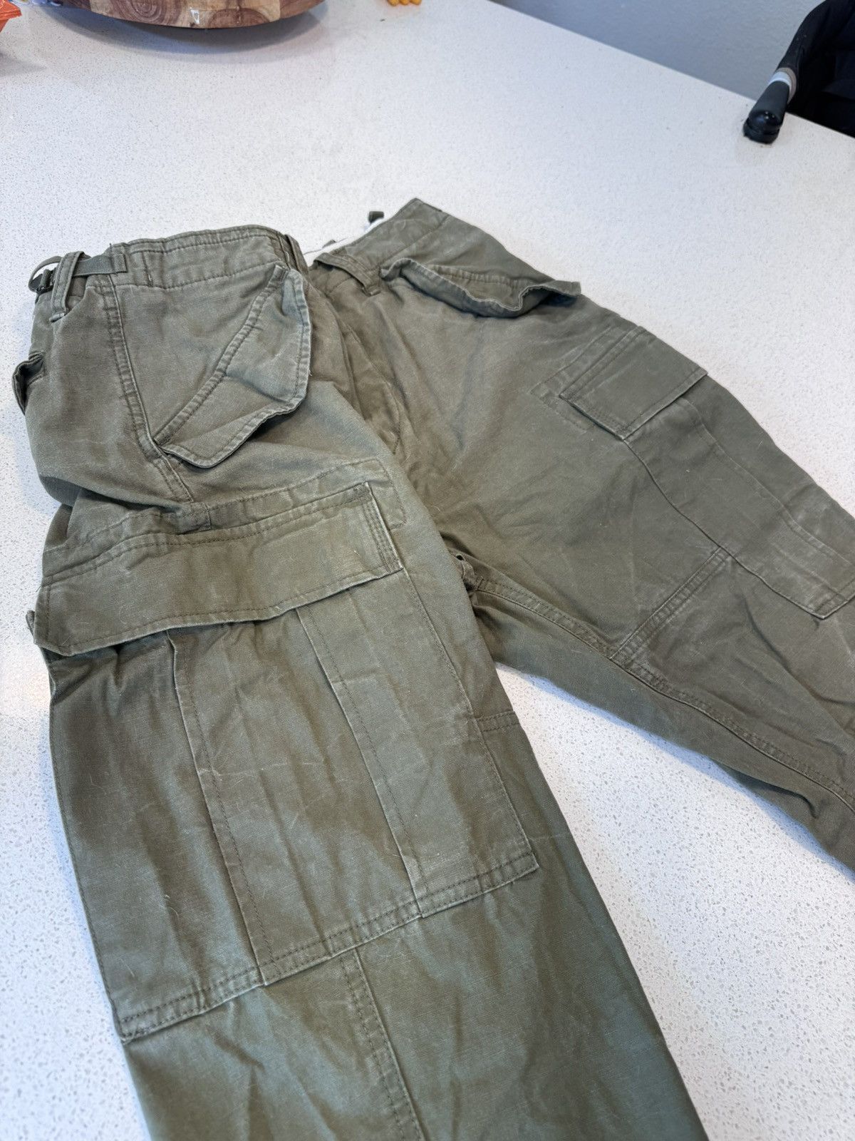 Polo Ralph Lauren Polo Ralph Lauren Olive Green/Drab Cargo Pants Size US 35 - 4 Thumbnail
