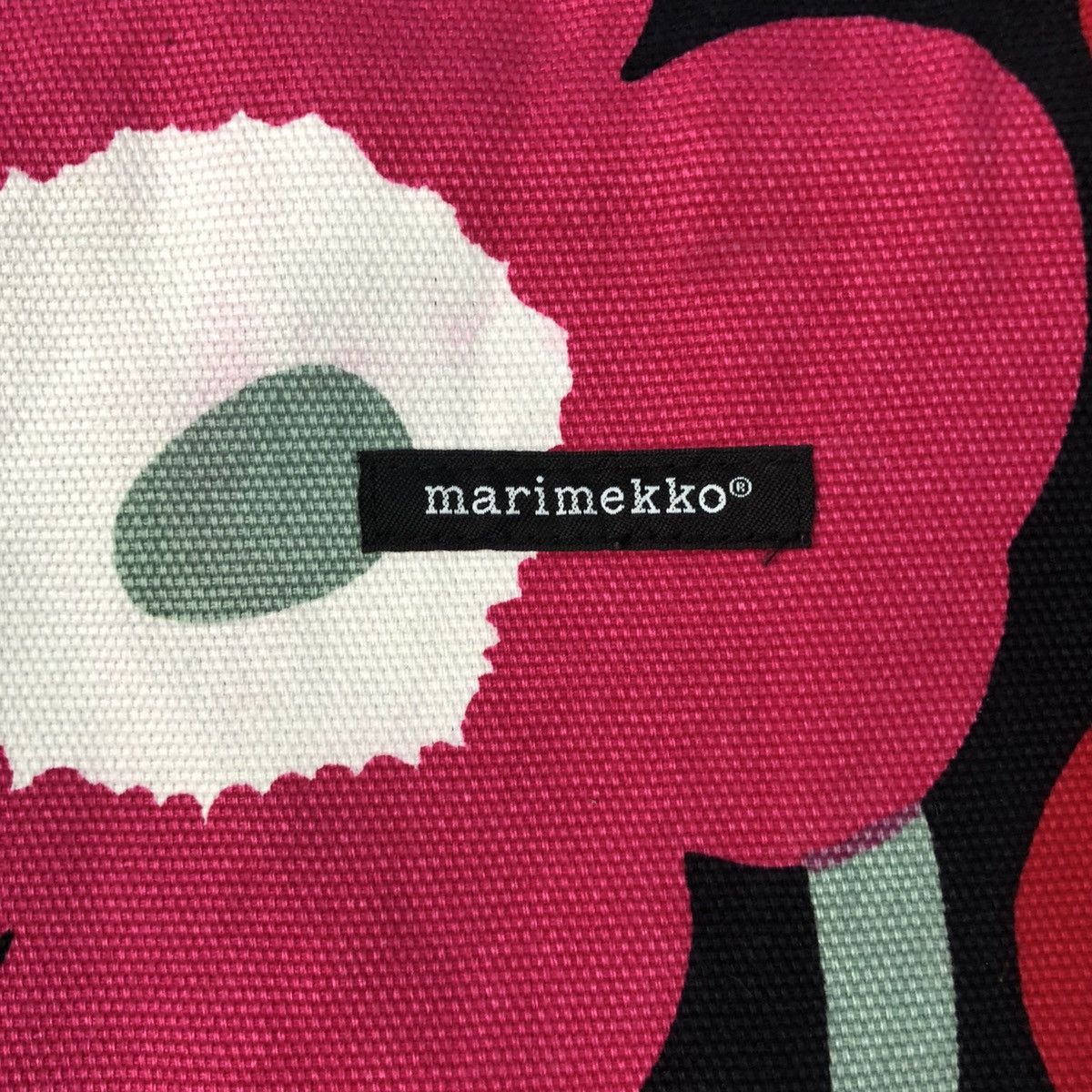 Marimekko ‼️YES‼️ MARIMEKKO BIG FLOWERS PRINTED CANVAS TOTE BAG Size ONE SIZE - 3 Thumbnail