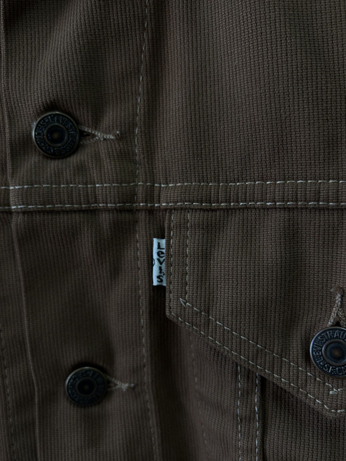 Levi's Vintage Levi’s 70503 Brown Canvas Trucker Jacket S Size US S / EU 44-46 / 1 - 4 Thumbnail