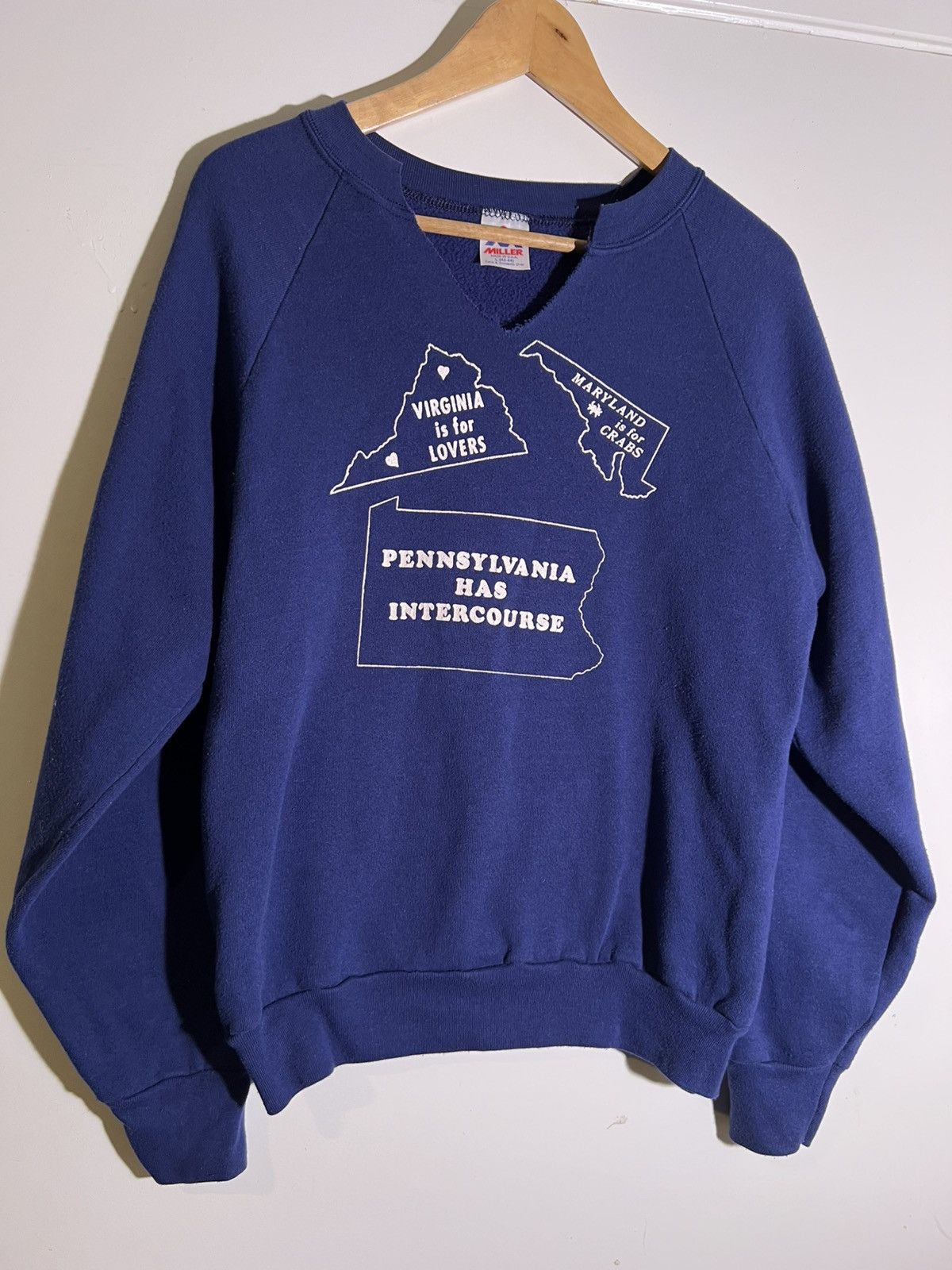 Vintage 80’s 90’s VTG Vintage Pennsylvania Virginia Maryland Sweater Size US L / EU 52-54 / 3 - 1 Thumbnail