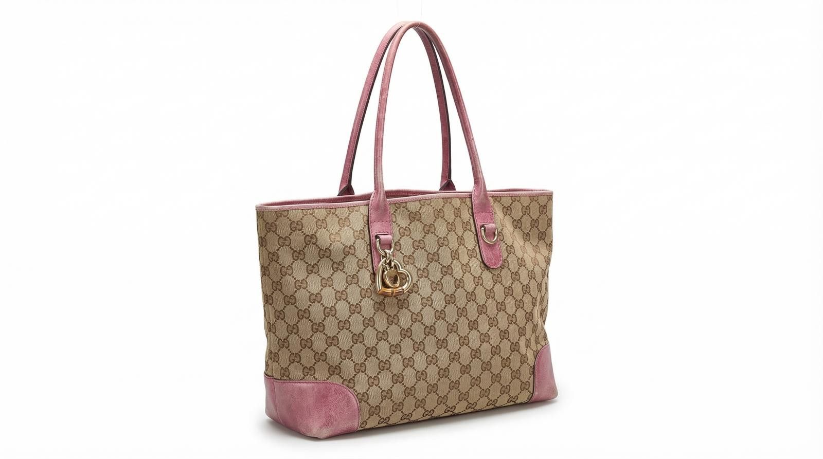 Gucci Gucci - Beige Monogram Canvas Bag Size ONE SIZE - 1 Thumbnail