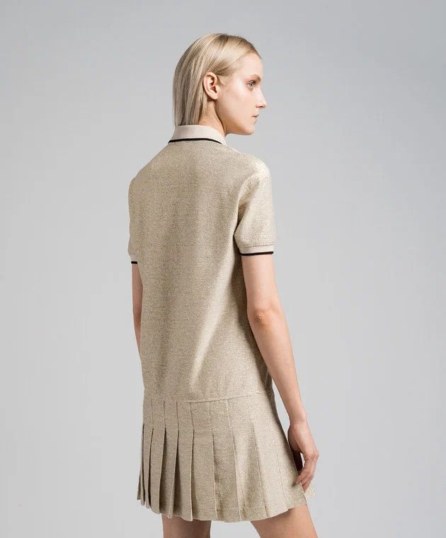 Brunello Cucinelli o1w1db10825 Dress in Golden Size XL / US 12-14 / IT 48-50 - 5 Thumbnail