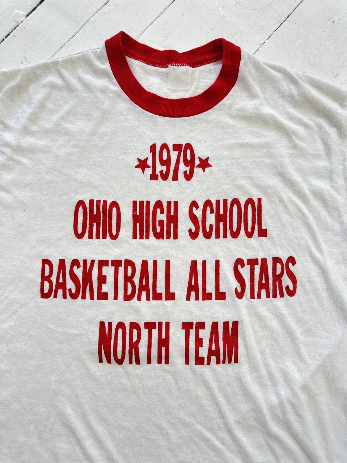 Vintage Vintage Ohio Highschool Ringer Size US M / EU 48-50 / 2 - 2 Thumbnail