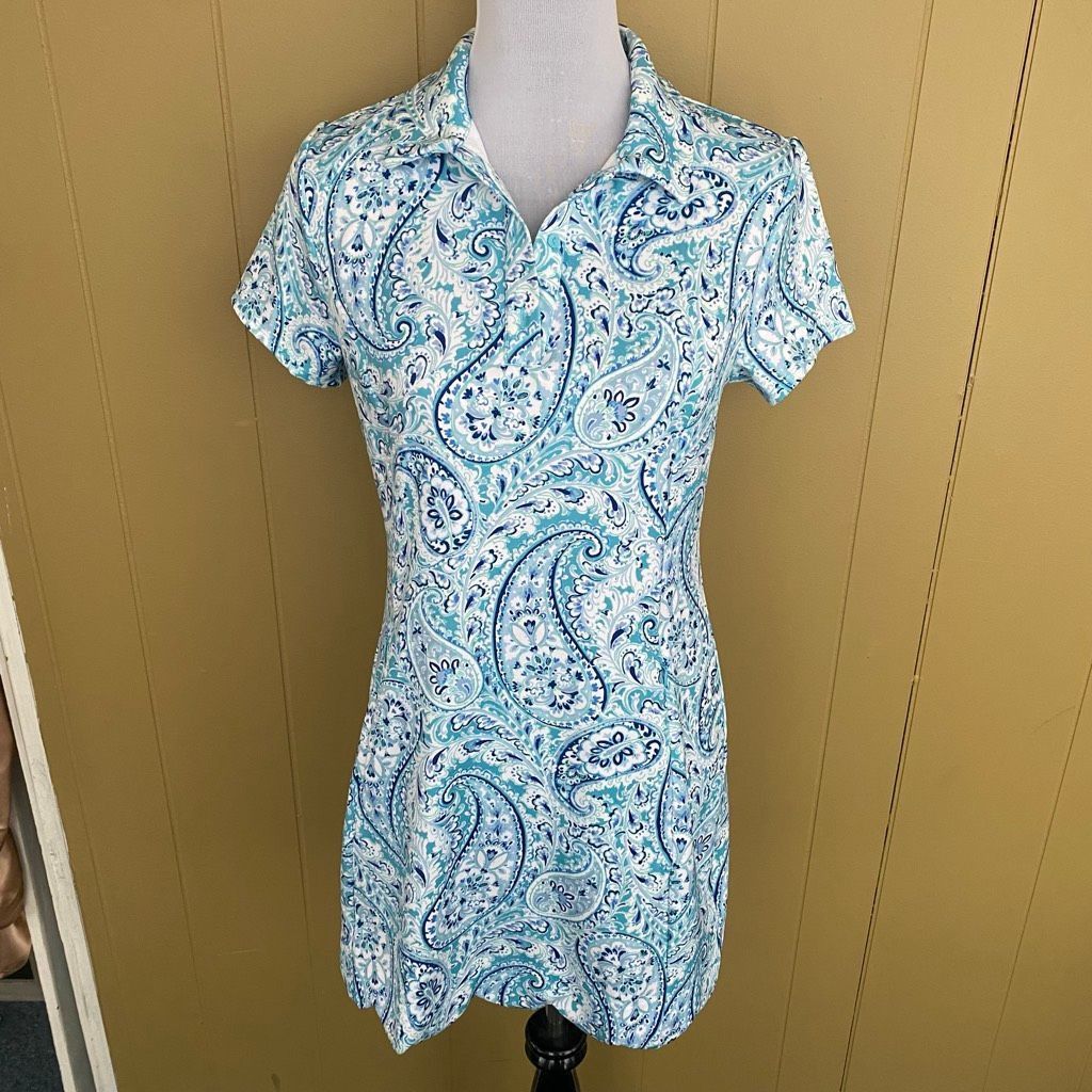 Other Sigrid Olsen women S golf & tennis paisley print dress w/sca Size S / US 4 / IT 40 - 1 Thumbnail