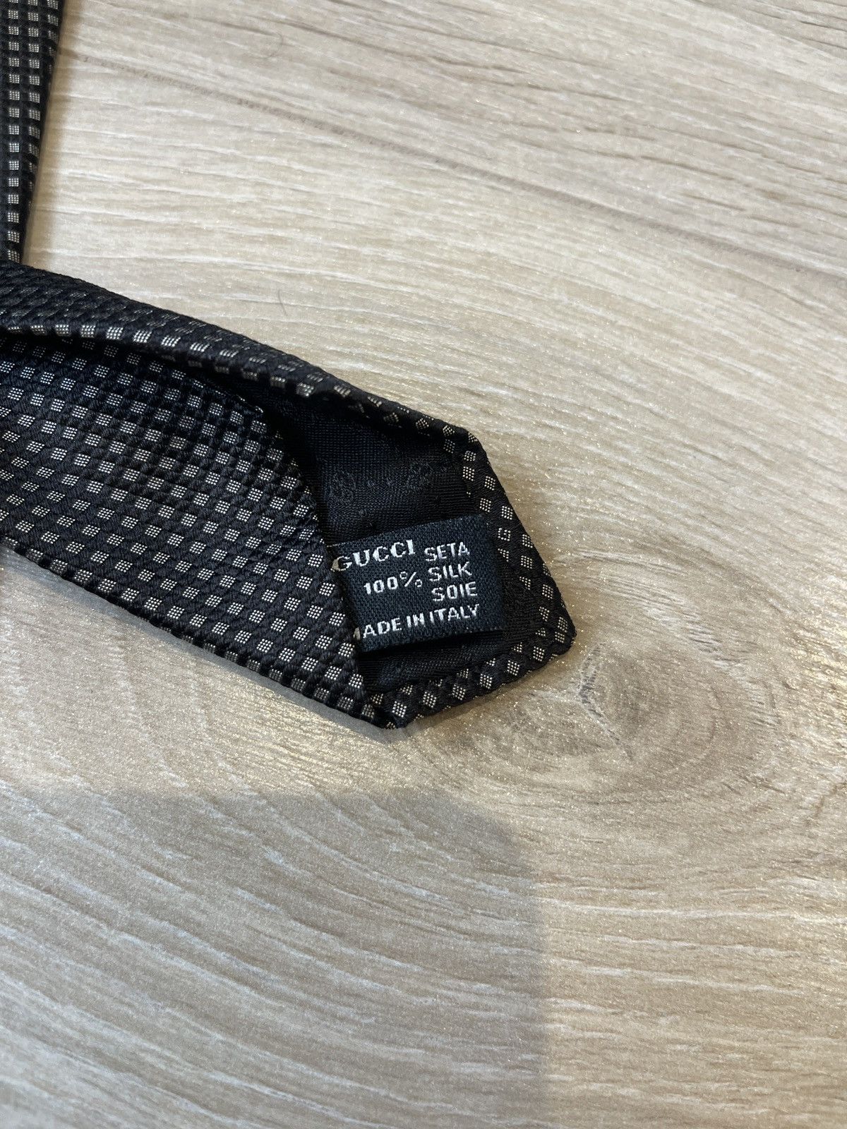 Gucci Gucci black Silk Tie Made In Italy Size ONE SIZE - 6 Thumbnail