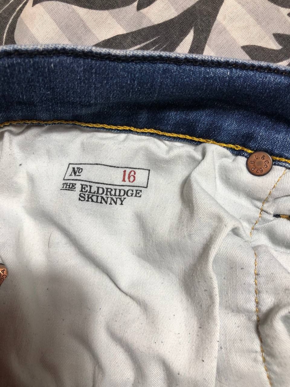 Japanese Brand × Polo Ralph Lauren Crazy Crash Dirty Baggy Faded Jean Japan Avant Garde Style Size US 28 / EU 44 - 17 Thumbnail