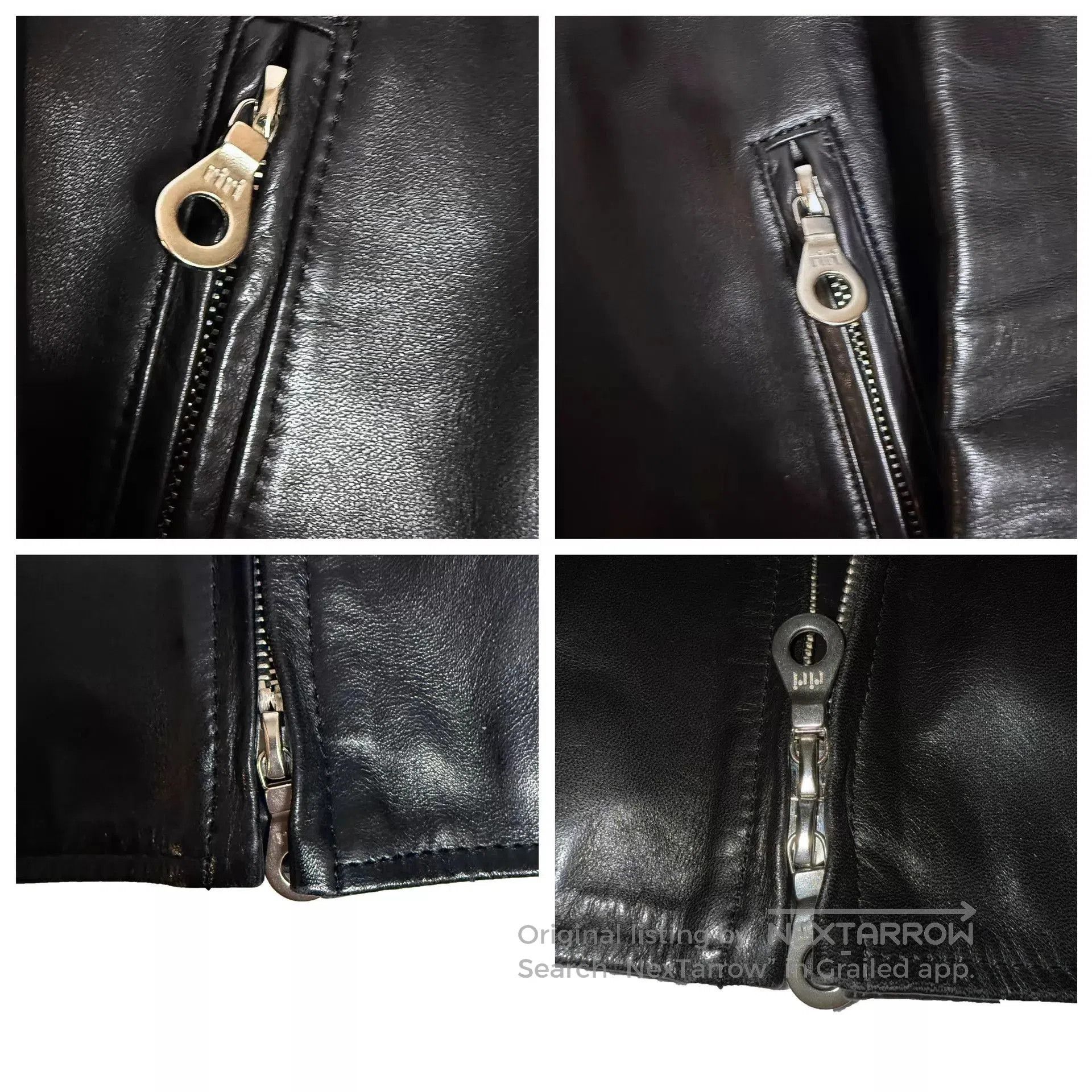 Mastermind Japan Black Leather Jacket with Skull Embroidery - M. Size US M / EU 48-50 / 2 - 7 Thumbnail