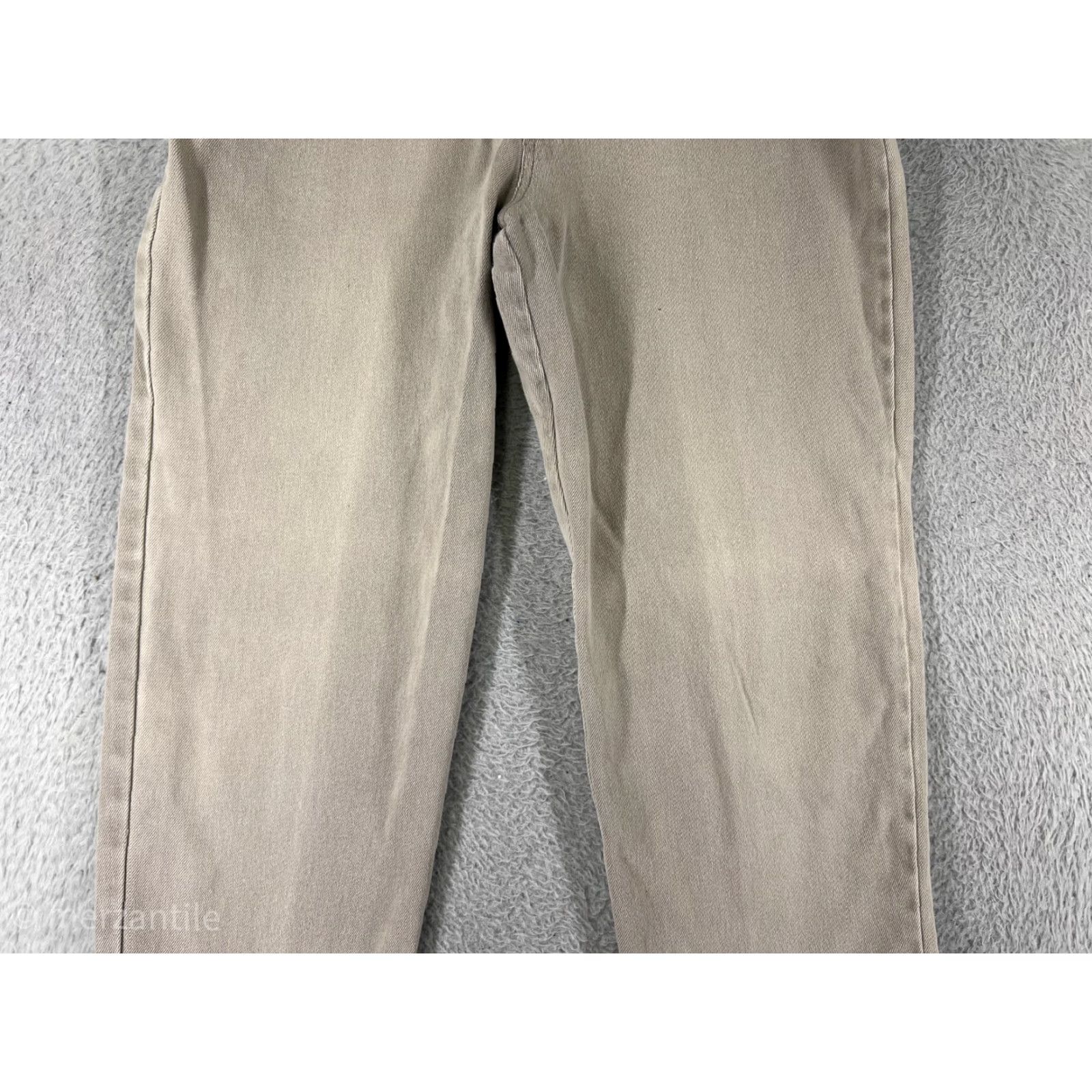 Gloria Vanderbilt Gloria Vanderbilt Jeans Women's 6 Beige Denim Straight Mid Rise 5-Pocket Stretch Womens Size 28" / US 6 / IT 42 - 5 Thumbnail