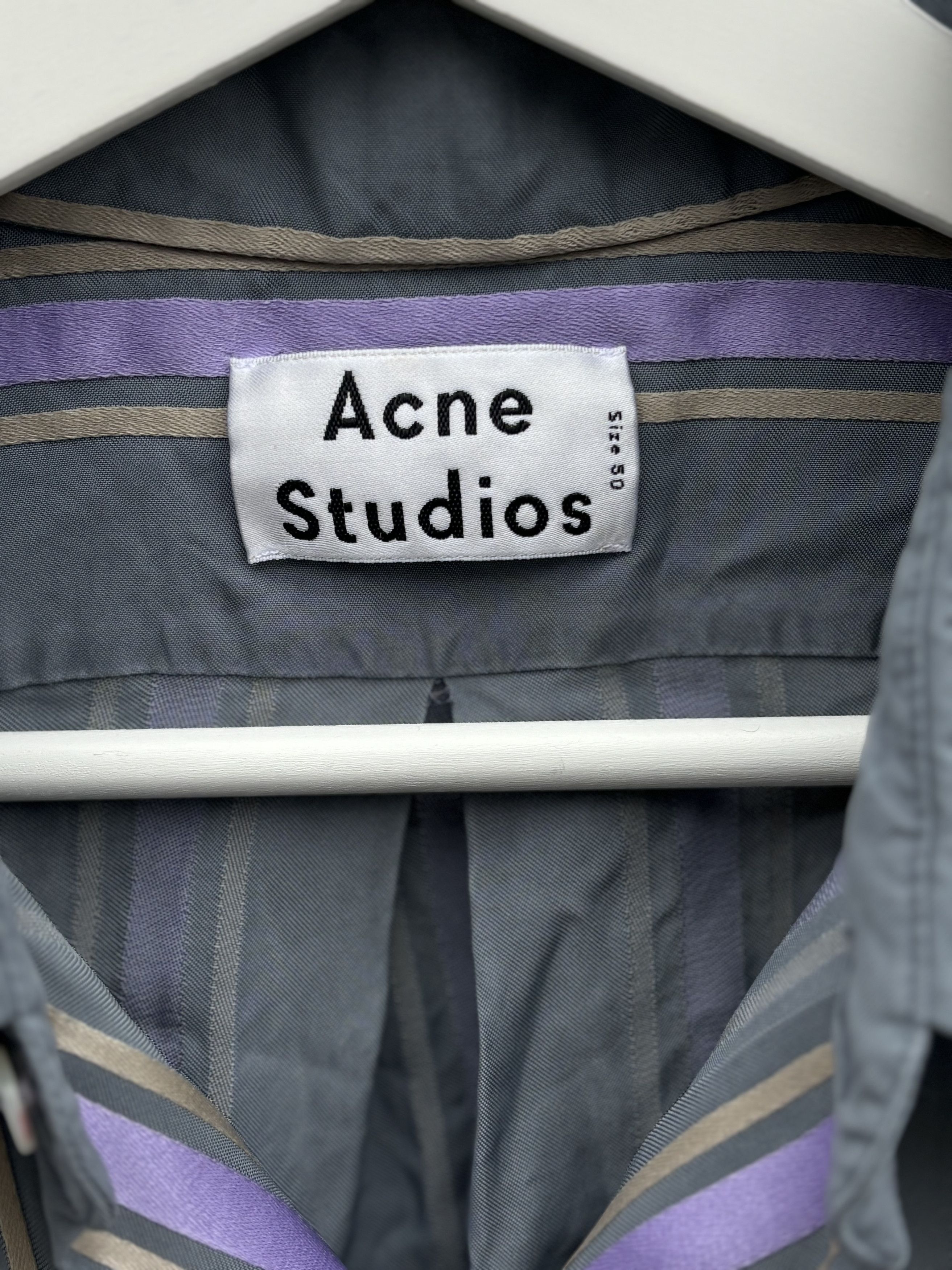 Acne Studios Acne Studios Code Wax Stripe AW17 Shirt Size US M / EU 48-50 / 2 - 3 Thumbnail