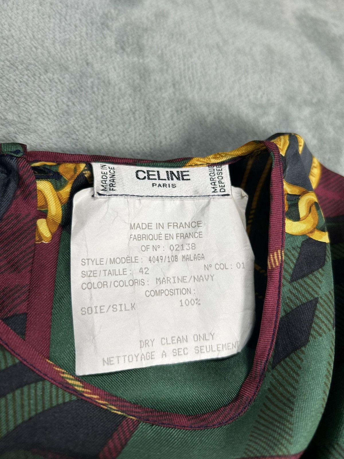 Celine Silk Button Shirt