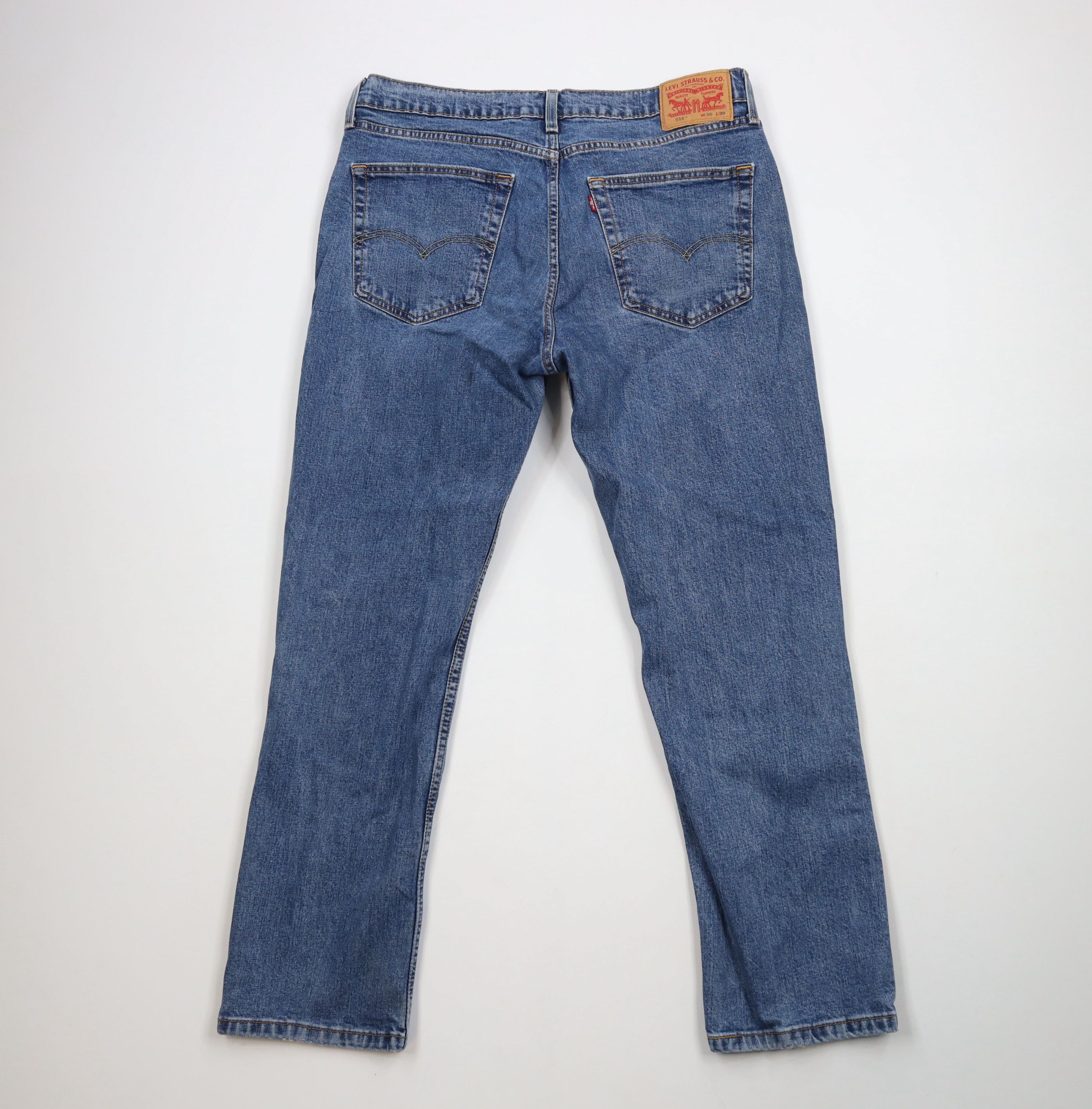 Levi's × Vintage Vintage Y2K Levis 514 Straight Leg Denim Jeans Blue Cotton Size US 36 / EU 52 - 12 Thumbnail