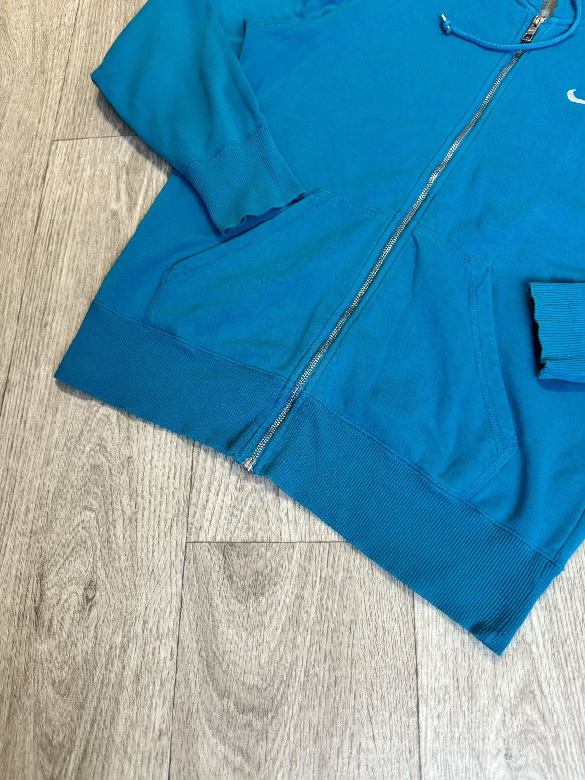 Nike 🔷Vintage Nike Swoosh Zip Hoodie🔷 Size US M / EU 48-50 / 2 - 2 Thumbnail