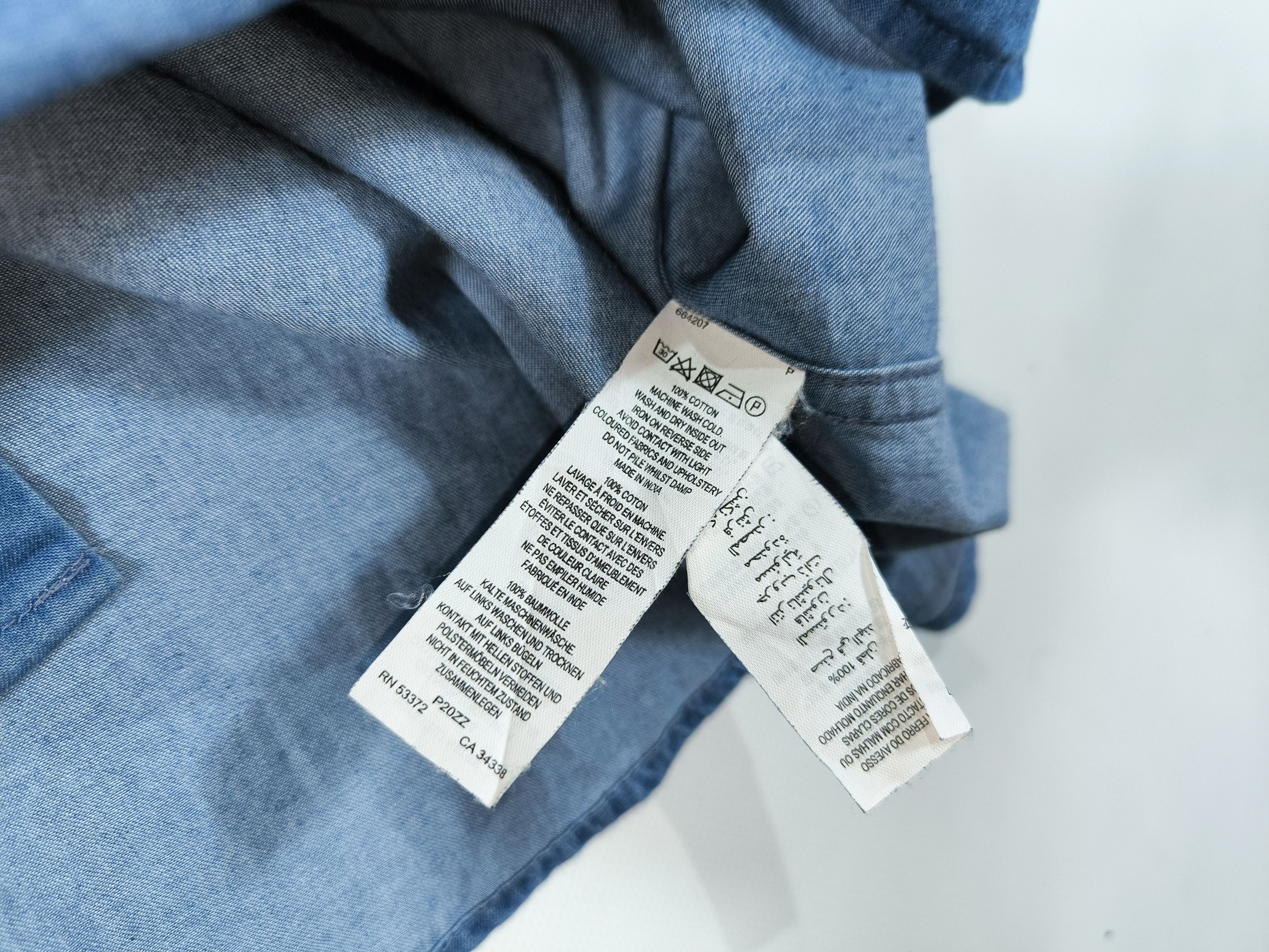 YMC You Must Create YMC Light Denim Shirt Size M Size US M / EU 48-50 / 2 - 7 Thumbnail