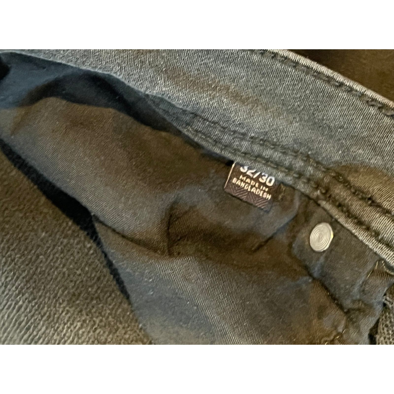 JACHS NY Jachs Regular Fit Green/Khaki Jeans Mens 32x30 Size US 32 / EU 48 - 3 Thumbnail
