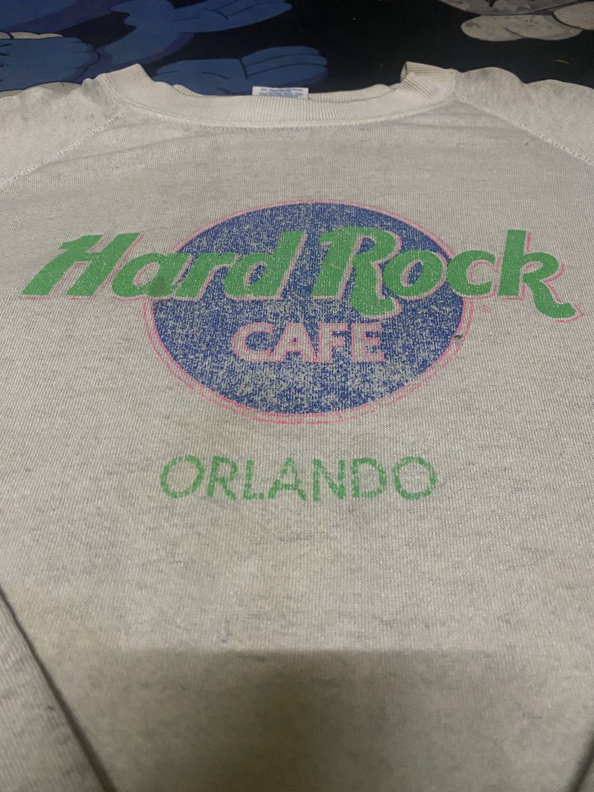 Hard Rock Cafe Vintage 1990 Hard Rock Cafe Save The Planet Sweatshirt Size US XL / EU 56 / 4 - 4 Thumbnail