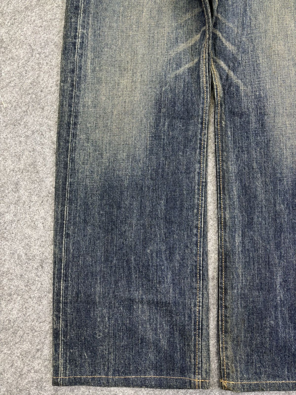 Edwin 💥Rusty Wash Wide💥Vintage Edwin Wide Denim F857 Size US 29 - 5 Thumbnail