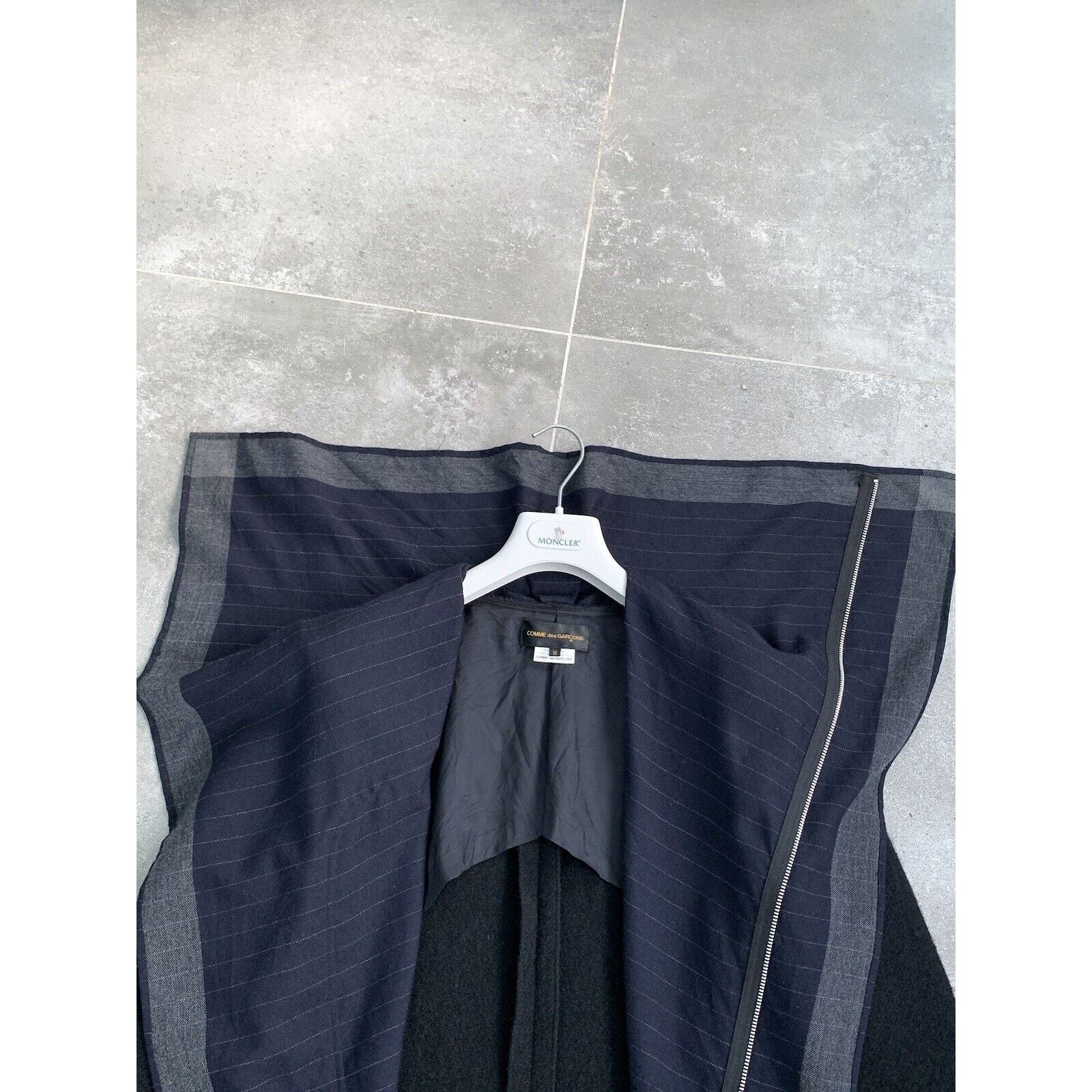 Comme des Garcons × Japanese Brand Women's COMME des GARCONS Wool Trench Coat Jacket M UK 10-12 Size M / US 6-8 / IT 42-44 - 6 Thumbnail