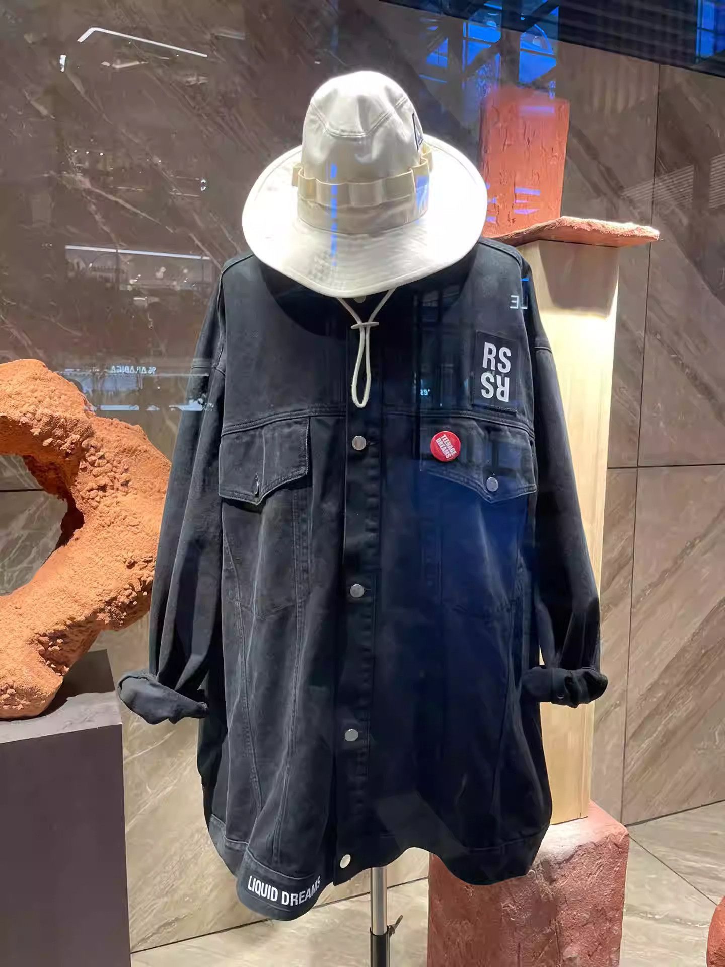Raf Simons Raf Simons Denim Wide Jacket-2505 Size US L / EU 52-54 / 3 - 3 Thumbnail
