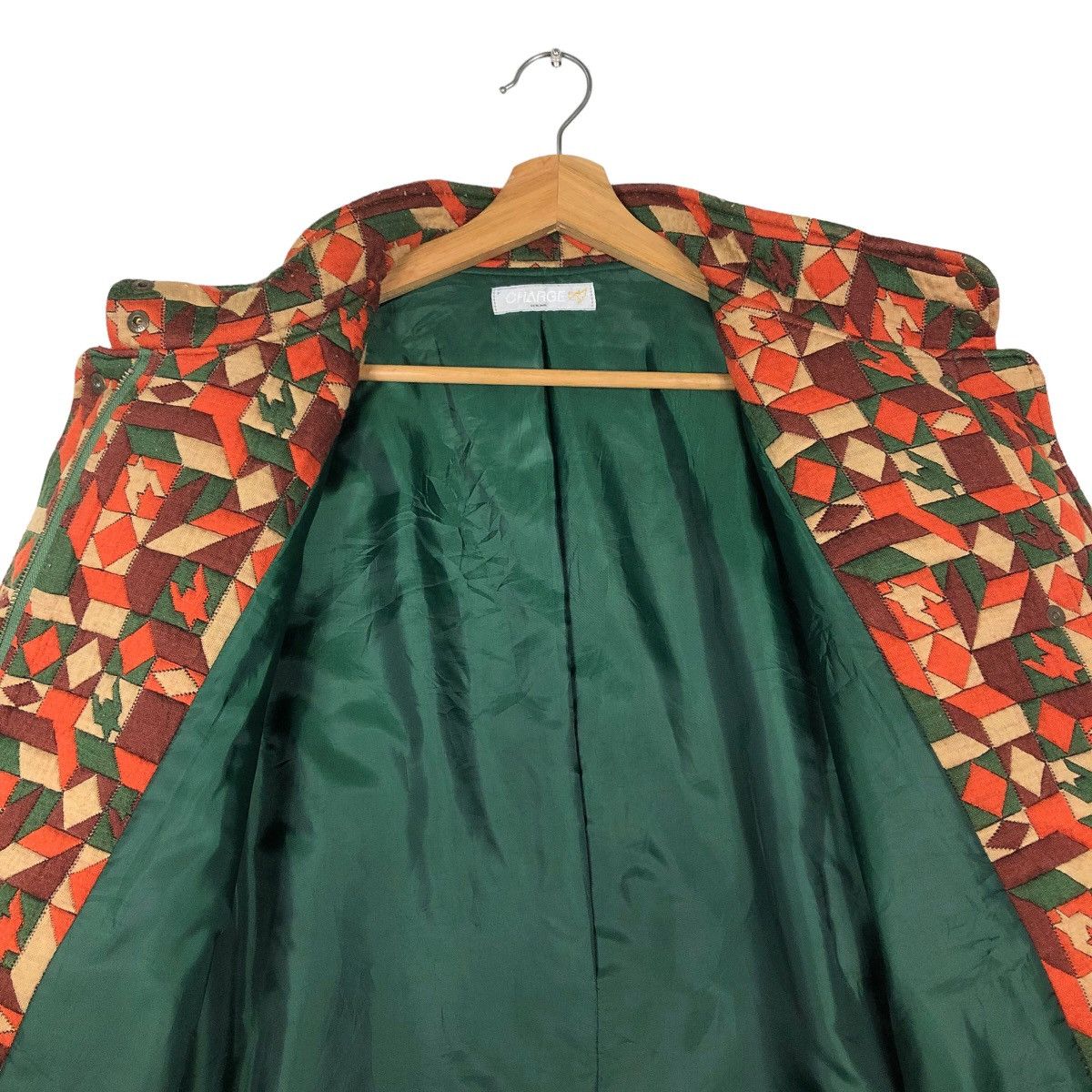 Japanese Brand 🔥90’s Bomber Jacket Quilted Tartan Design Charger Japan Size US M / EU 48-50 / 2 - 12 Thumbnail