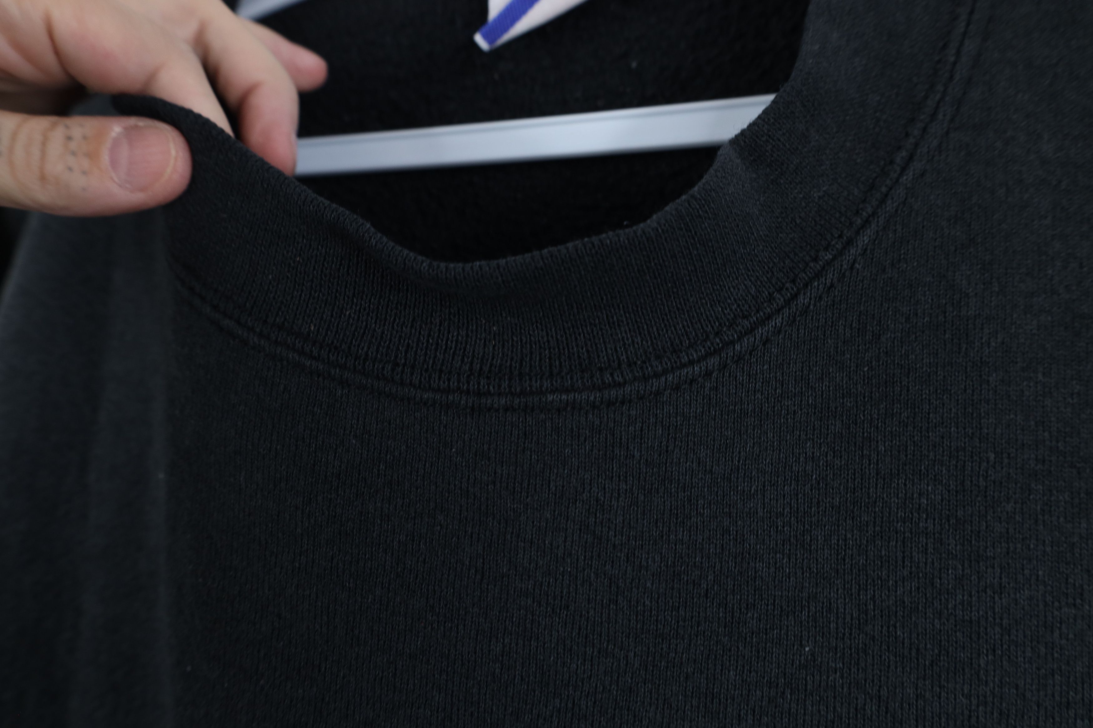 Vintage Vintage 90s Bike Heavyweight Crewneck Sweatshirt Black USA Size US XXL / EU 58 / 5 - 8 Thumbnail