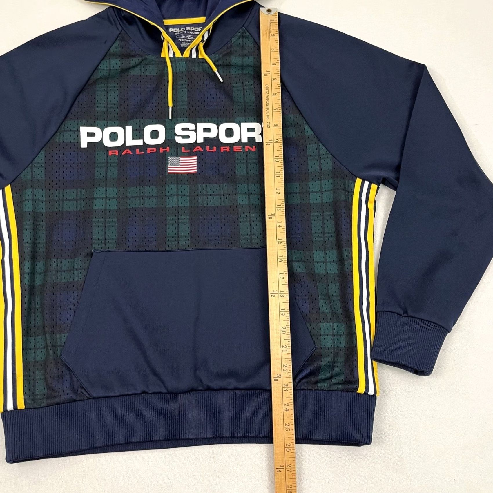 Polo Ralph Lauren Polo Ralph Lauren Performance Hoodie Mens M Tartan Blackwatch Plaid Preppy Size US M / EU 48-50 / 2 - 4 Thumbnail