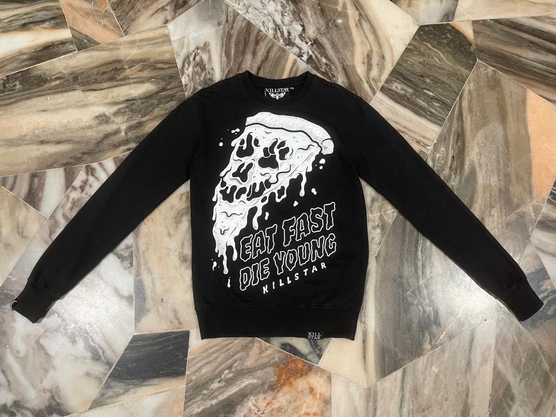 Killstar Killstar Eat Fast Die Young Sweatshirt Size US XS / EU 42 / 0 - 2 Thumbnail