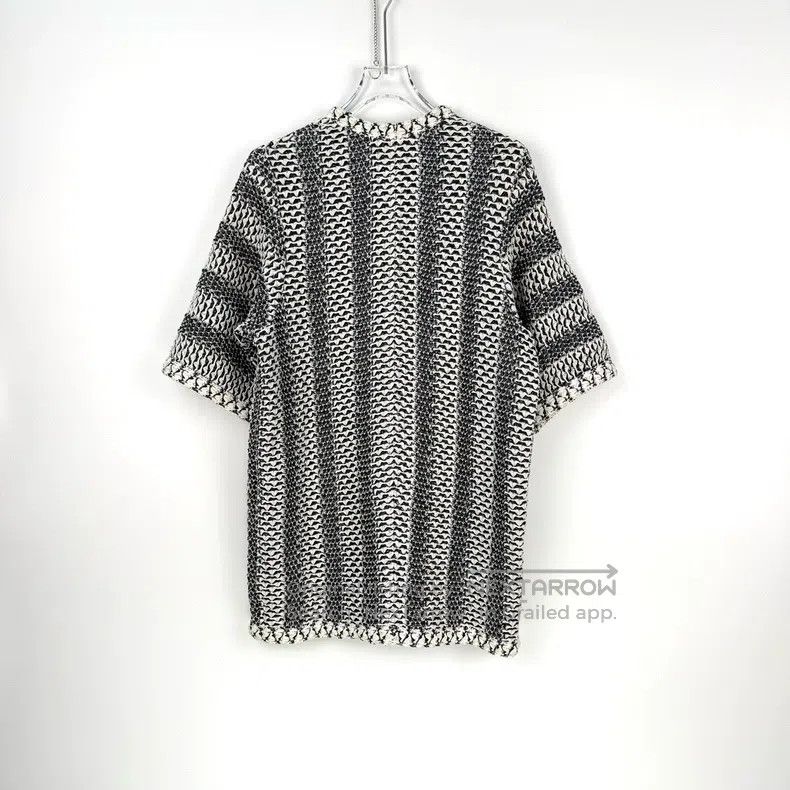 Chanel Chanel Dark gray and white heavy industry woven classic lo Size M / US 6-8 / IT 42-44 - 4 Thumbnail