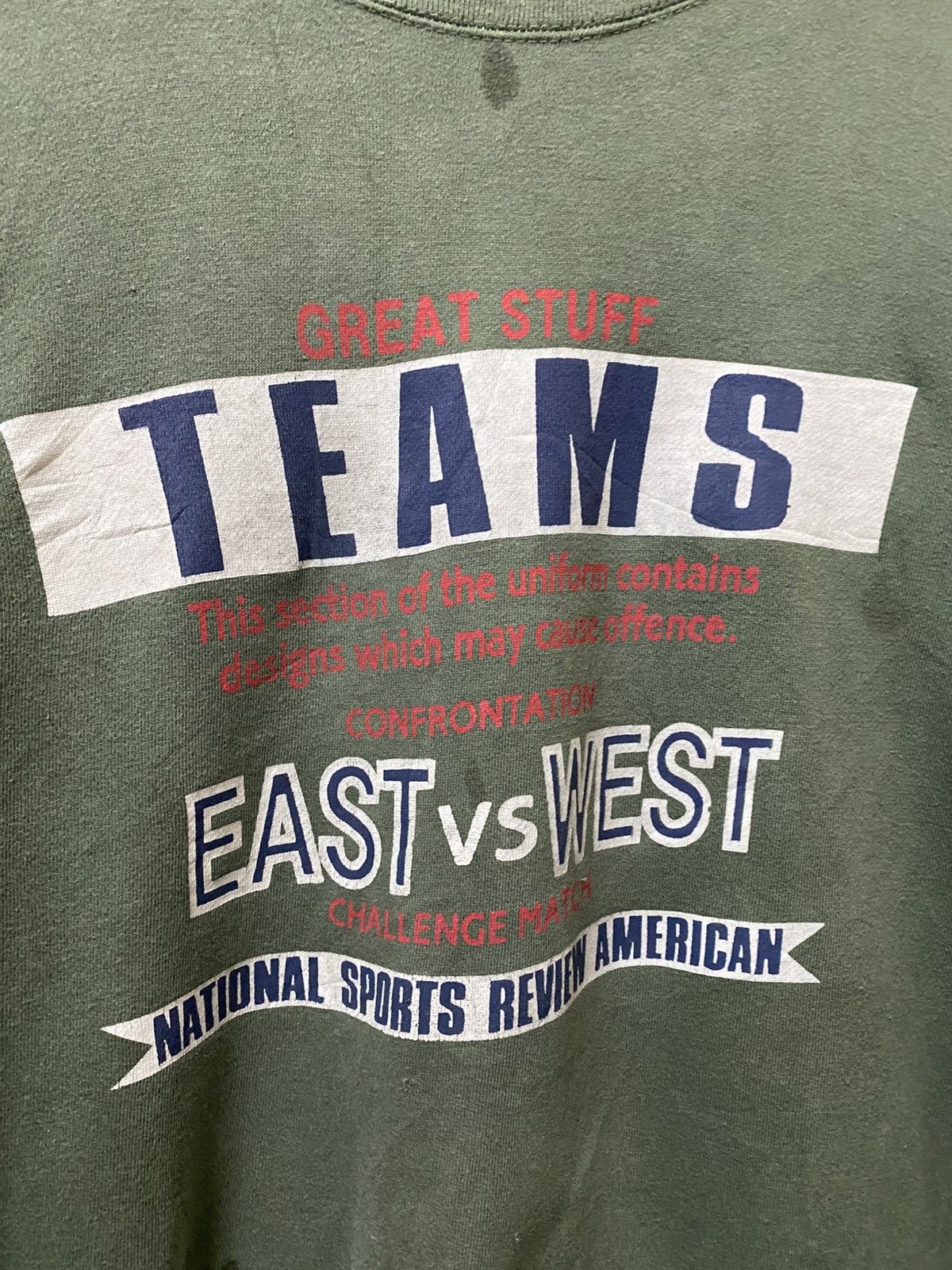 The Unbranded Brand Casual Mind Sweatshirt Crewneck Green Colour Size US L / EU 52-54 / 3 - 3 Thumbnail