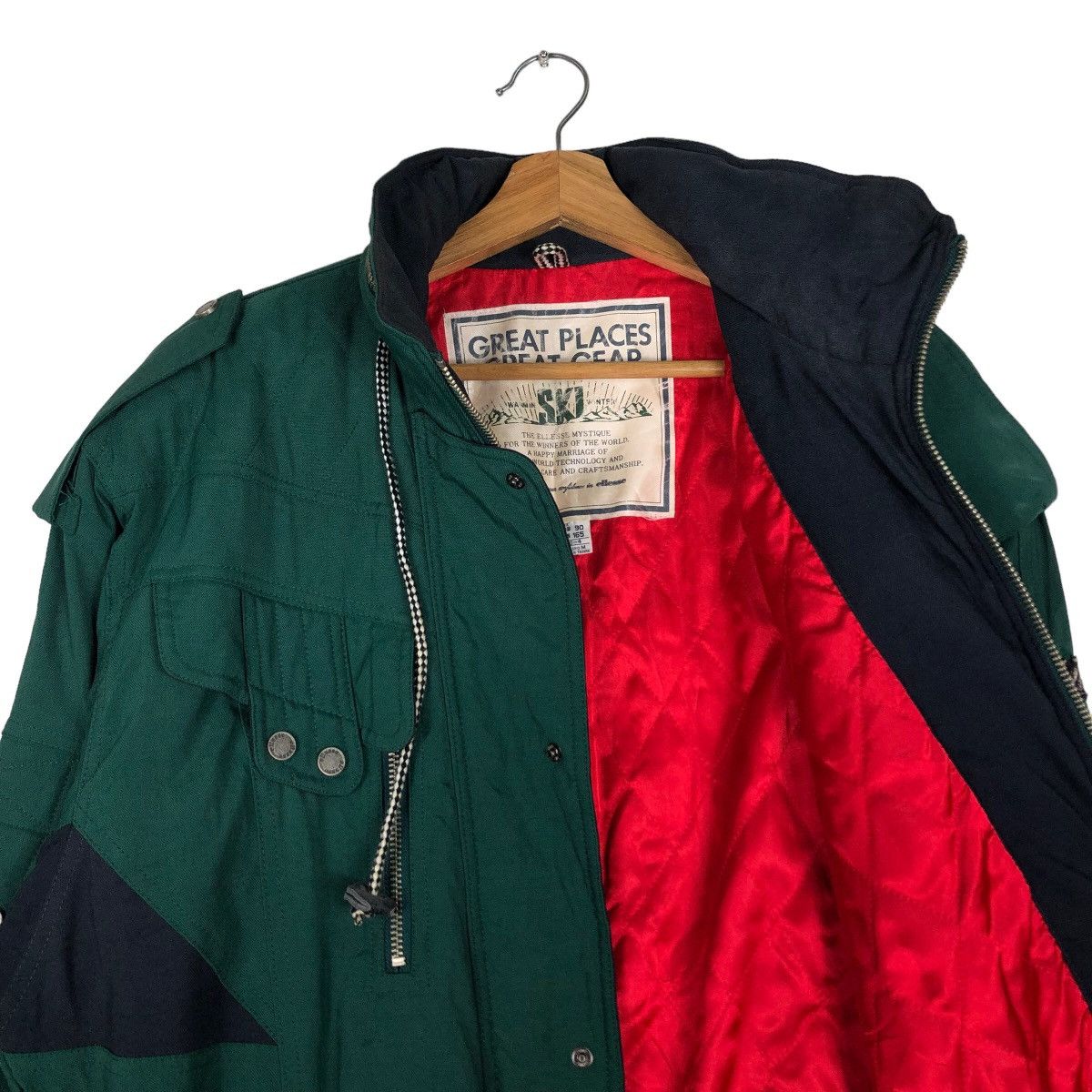 Japanese Brand 🔥Vtg Bomber Jacket Ski Bondage Design Wahmin Issey Miyake Size US M / EU 48-50 / 2 - 10 Thumbnail