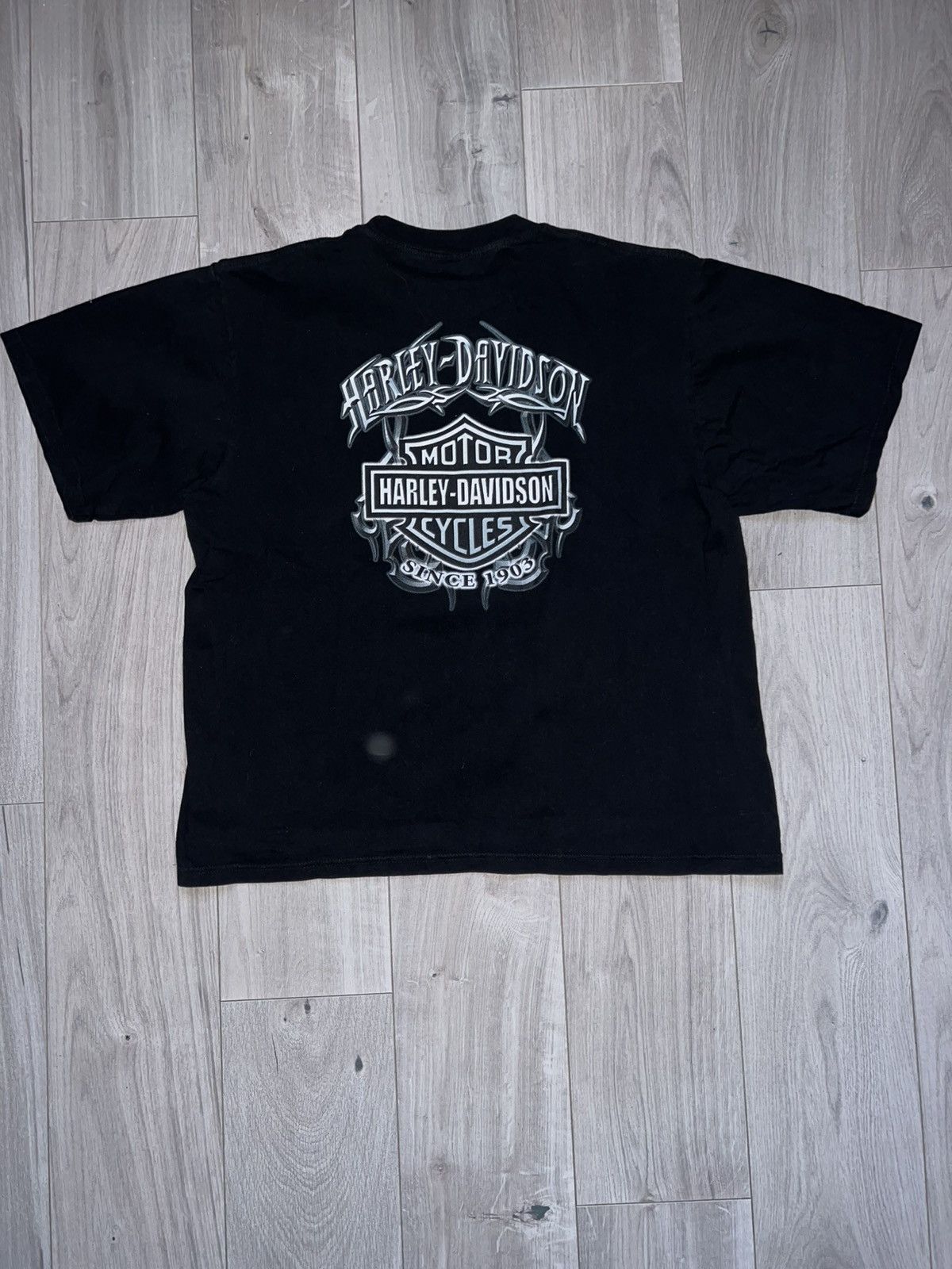Harley Davidson Vintage Harley Davidson Lightning Eagle Graphic Tee Size US XXL / EU 58 / 5 - 2 Thumbnail