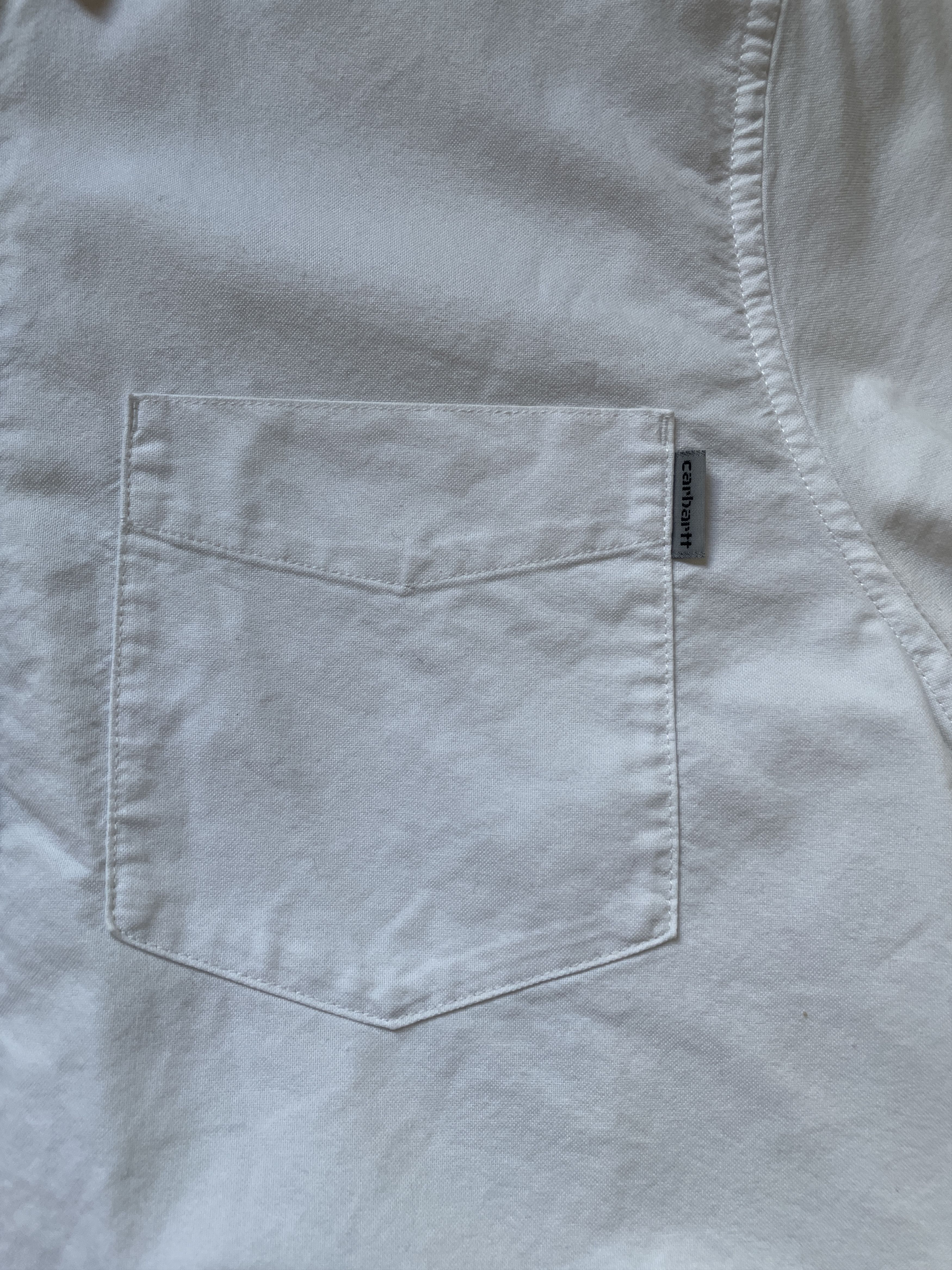Carhartt White Carhartt work in progress shortsleeve shirt Size US M / EU 48-50 / 2 - 6 Thumbnail