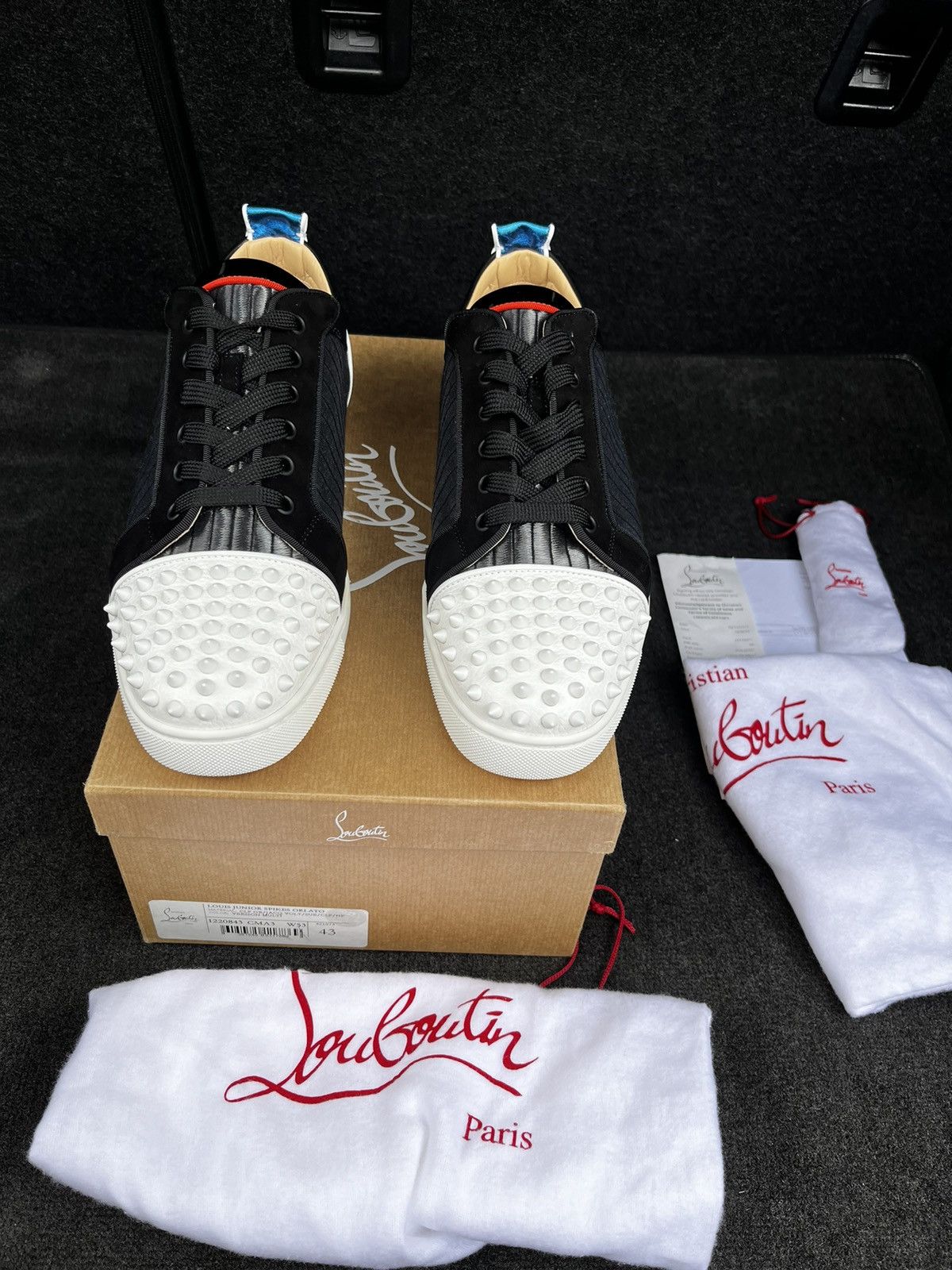 Christian Louboutin Men’s Christian Louboutin Louis Junior Spikes Orlato Size US 10 / EU 43 - 4 Thumbnail