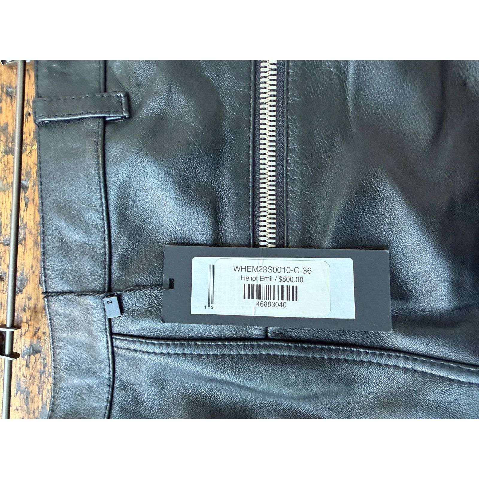 Heliot Emil Heliot Emil Unified Leather Trousers Size 25" / US 0 / IT 36 - 12 Thumbnail