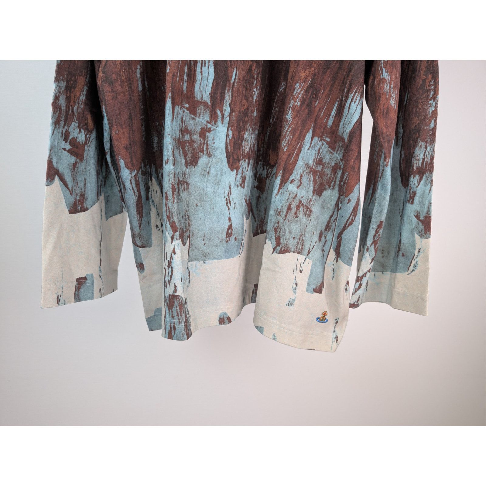 Vivienne Westwood o1rshd1 Fresh T-Shirt in Blue / Brushed Organic Jersey Size US L / EU 52-54 / 3 - 4 Thumbnail