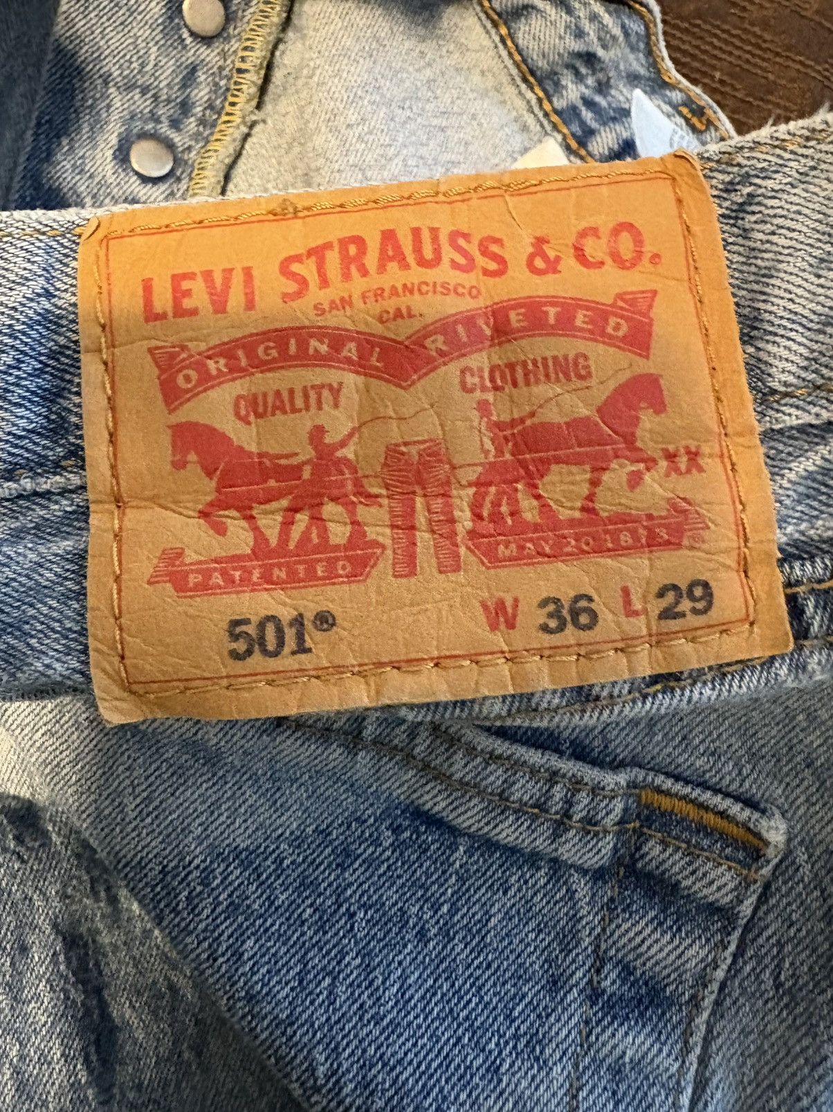 Levi's Levi 501 jeans Size US 36 / EU 52 - 4 Thumbnail