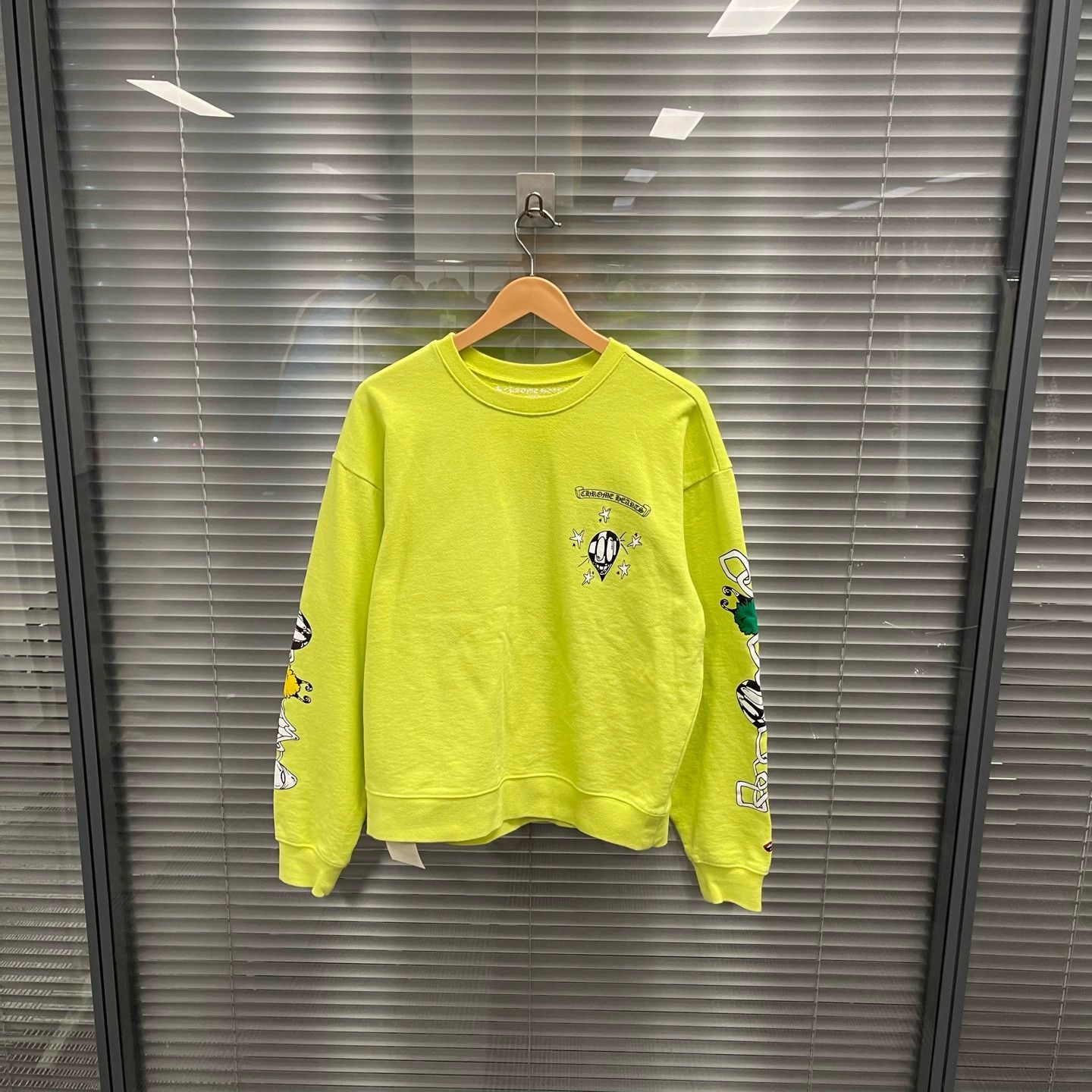 Chrome Hearts Green Graphic Long Sleeve Sweatshirt Size M Size US M / EU 48-50 / 2 - 1 Thumbnail