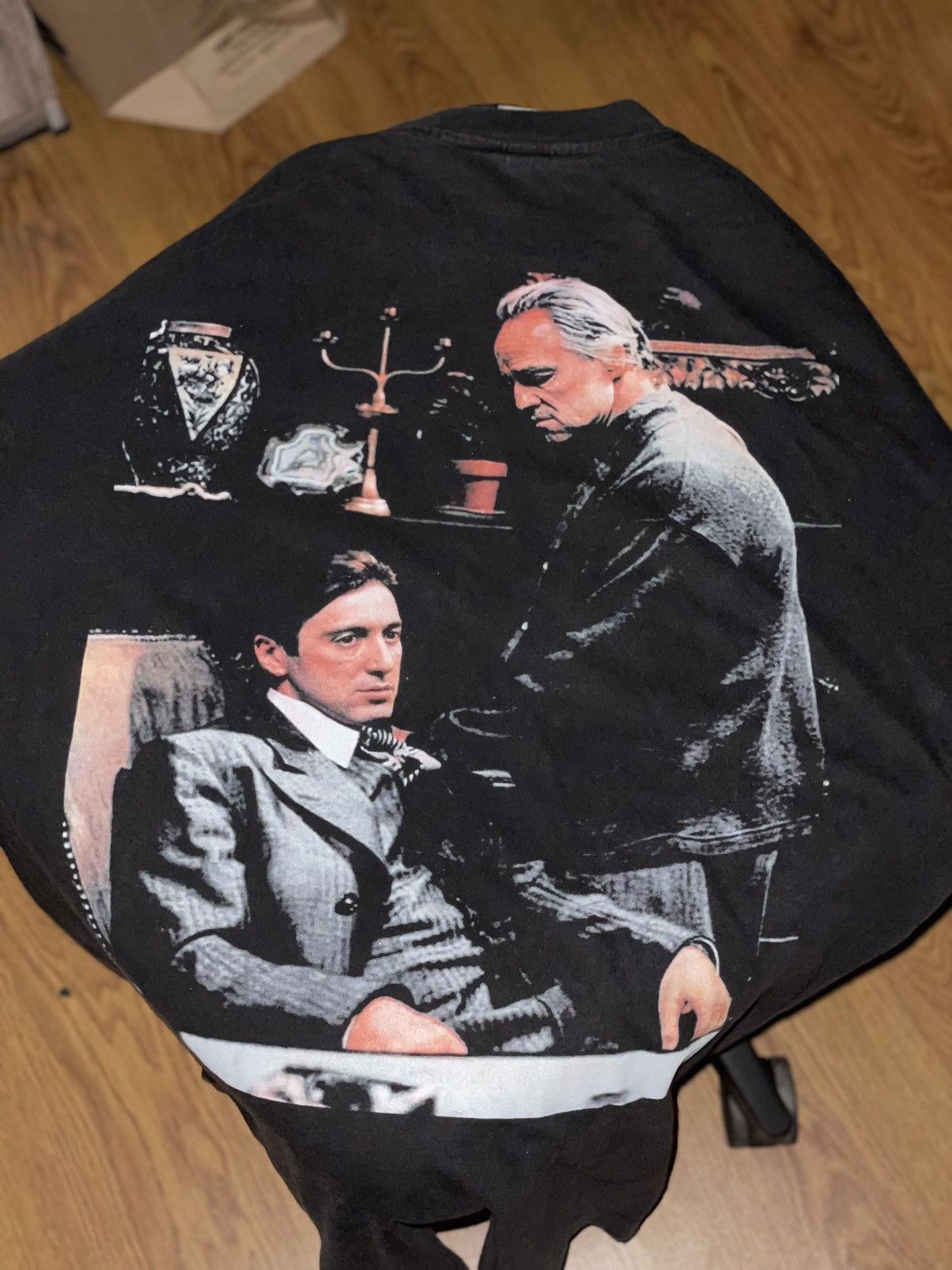 Vintage The Godfather Bootleg Tee Size US XXL / EU 58 / 5 - 2 Thumbnail