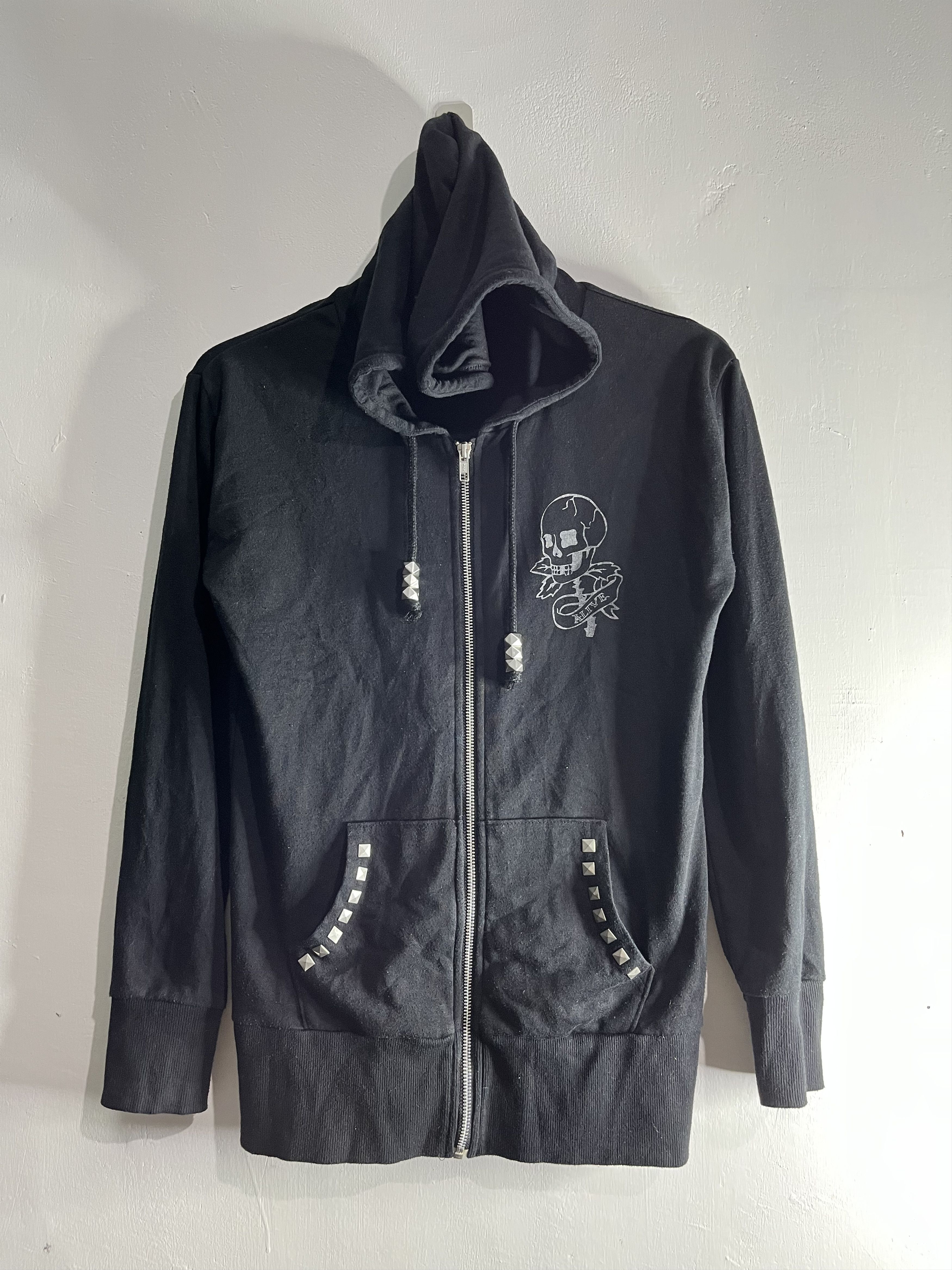 Beauty Beast Glad news studed skeleton hoodie Size US M / EU 48-50 / 2 - 1 Thumbnail