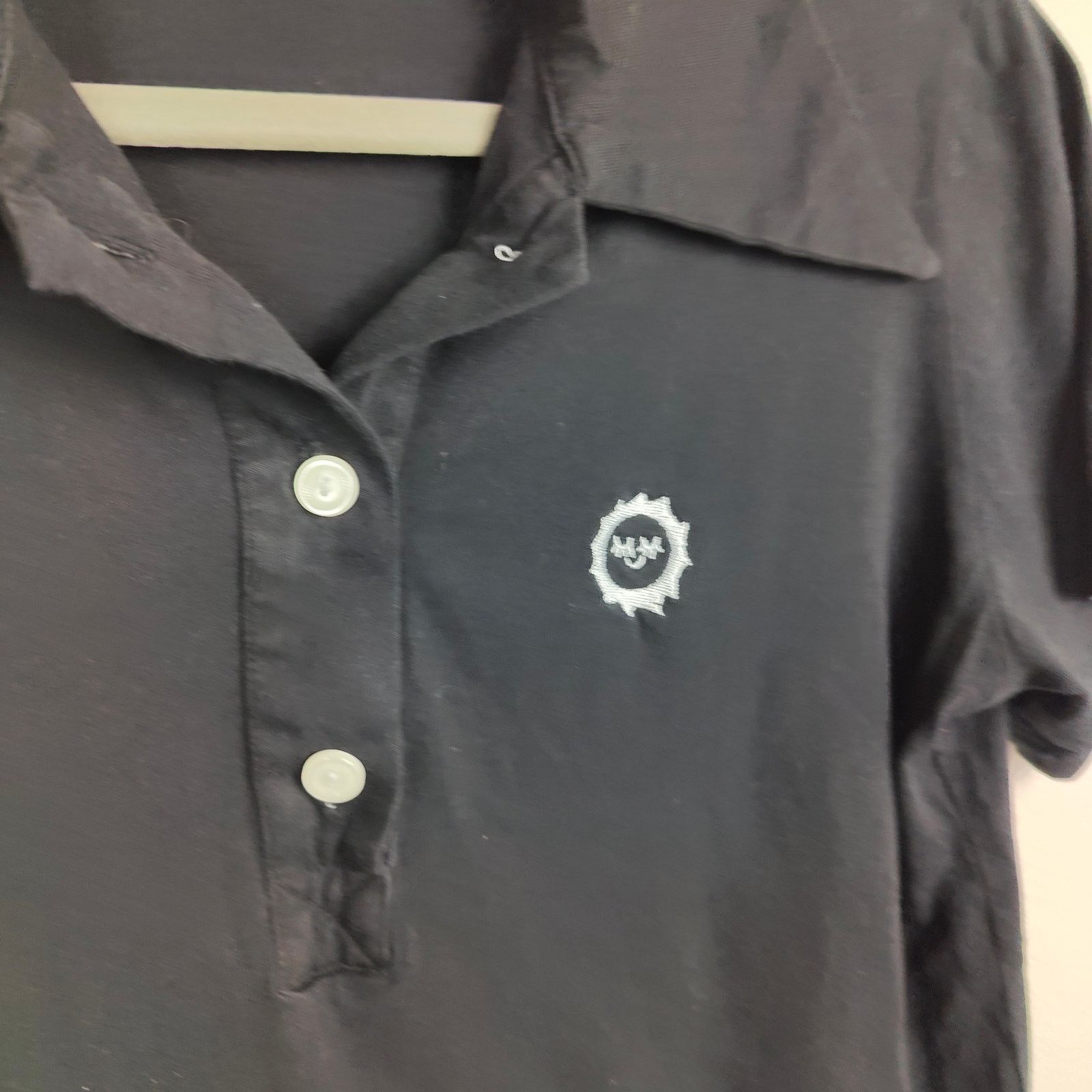 Big Bud Press Big Bud Press Polo Shirt Size XXS Black Cotton Wide Collar Size XXS / US 00 / IT 34 - 2 Thumbnail