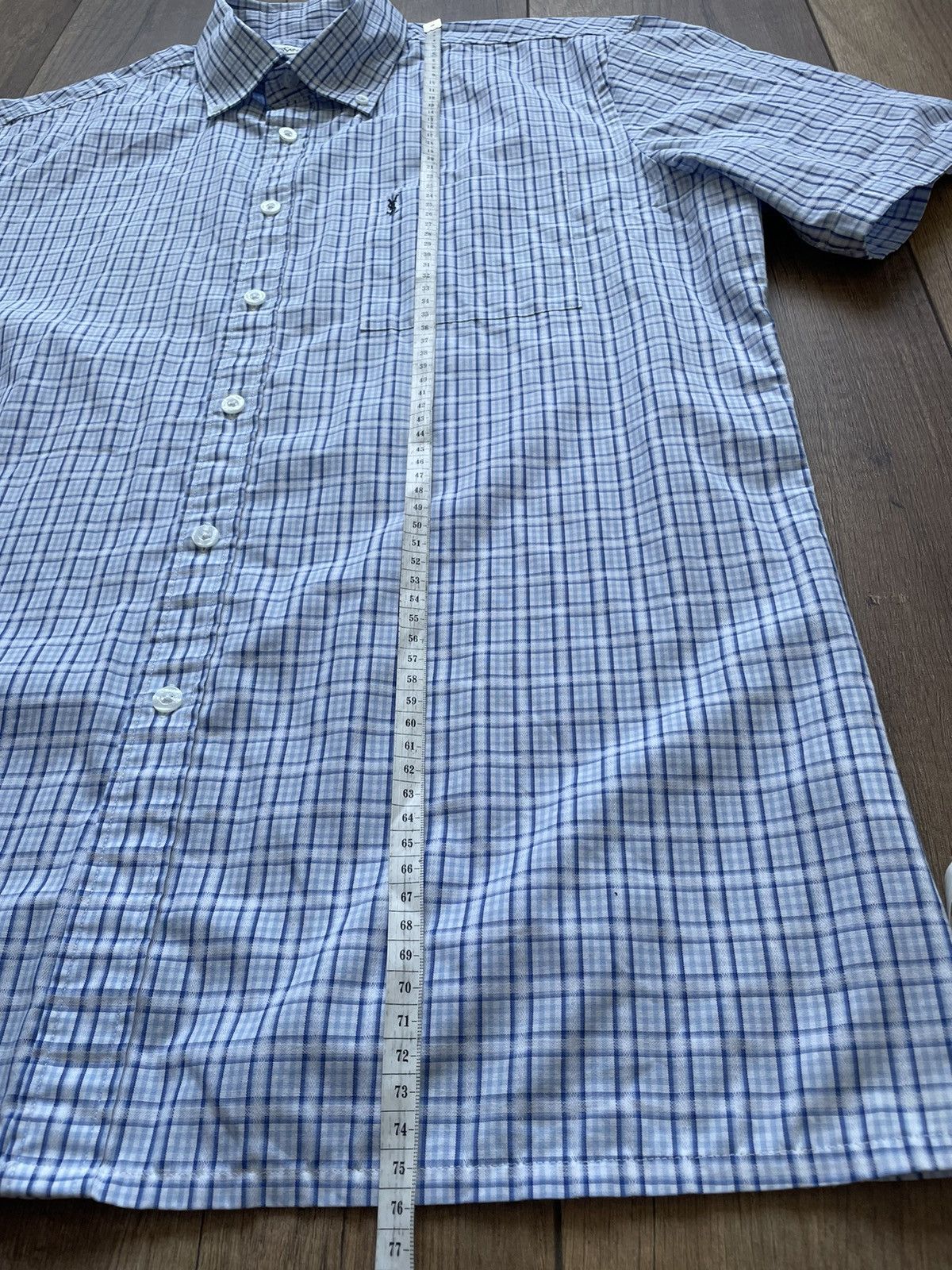 Vintage × Yves Saint Laurent Shirts Short Sleeve Yves Saint Laurent size L Size US L / EU 52-54 / 3 - 7 Thumbnail