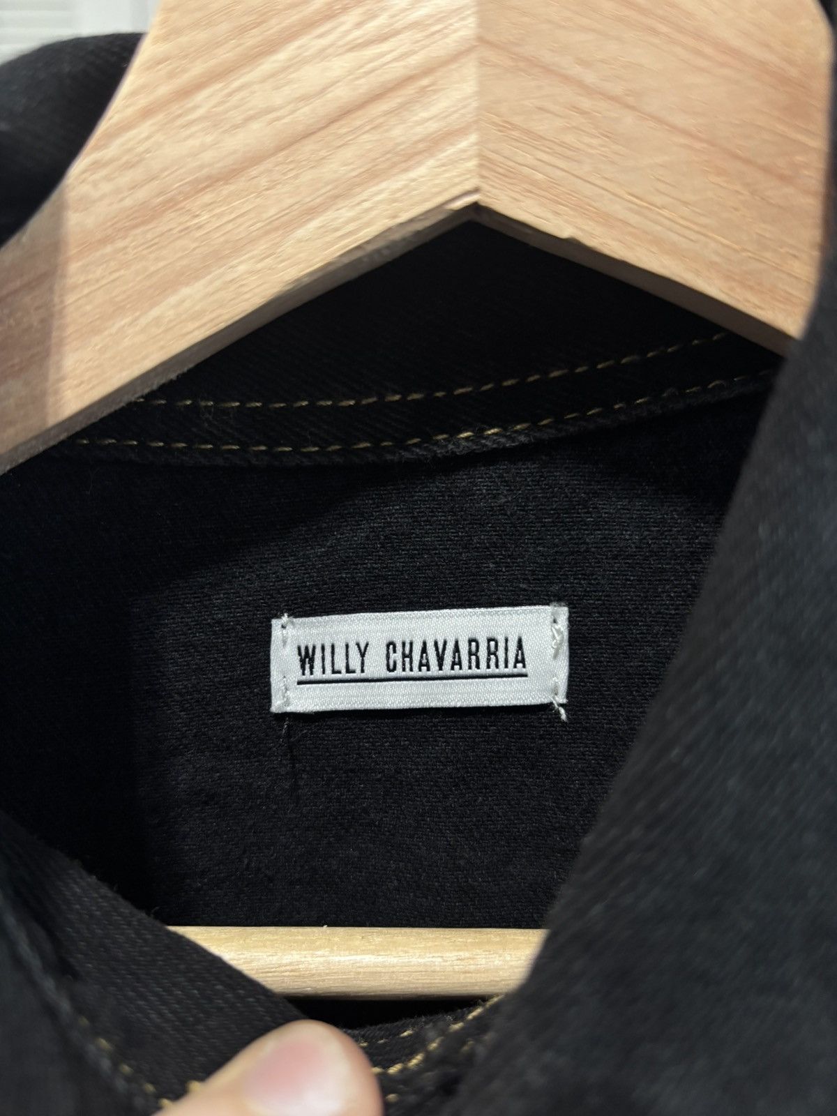 Willy Chavarria Willy Chavaria Black Denim Jacket Size US M / EU 48-50 / 2 - 3 Thumbnail